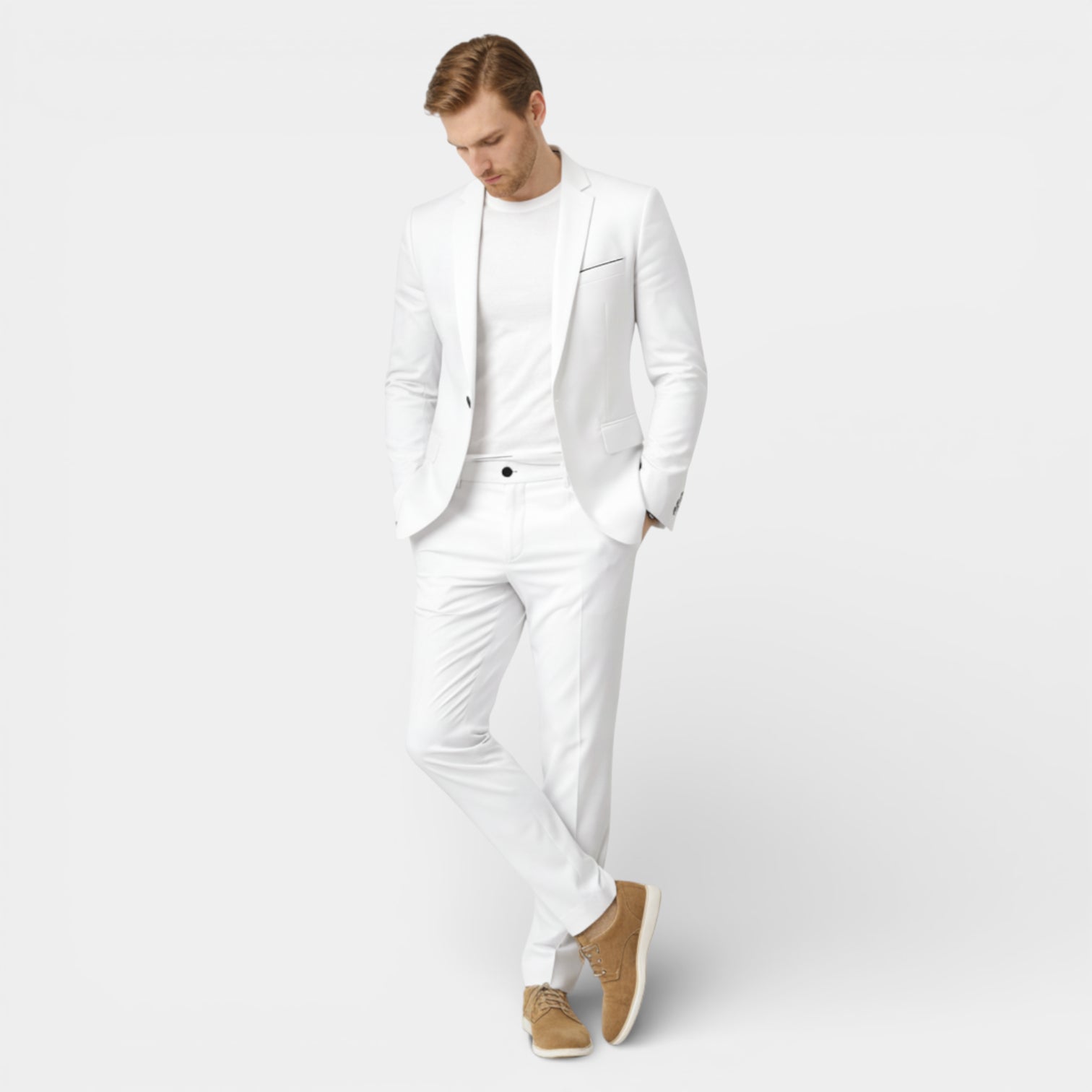 Vintares | Men’s Two-Piece Suit Set – Slim Tailored