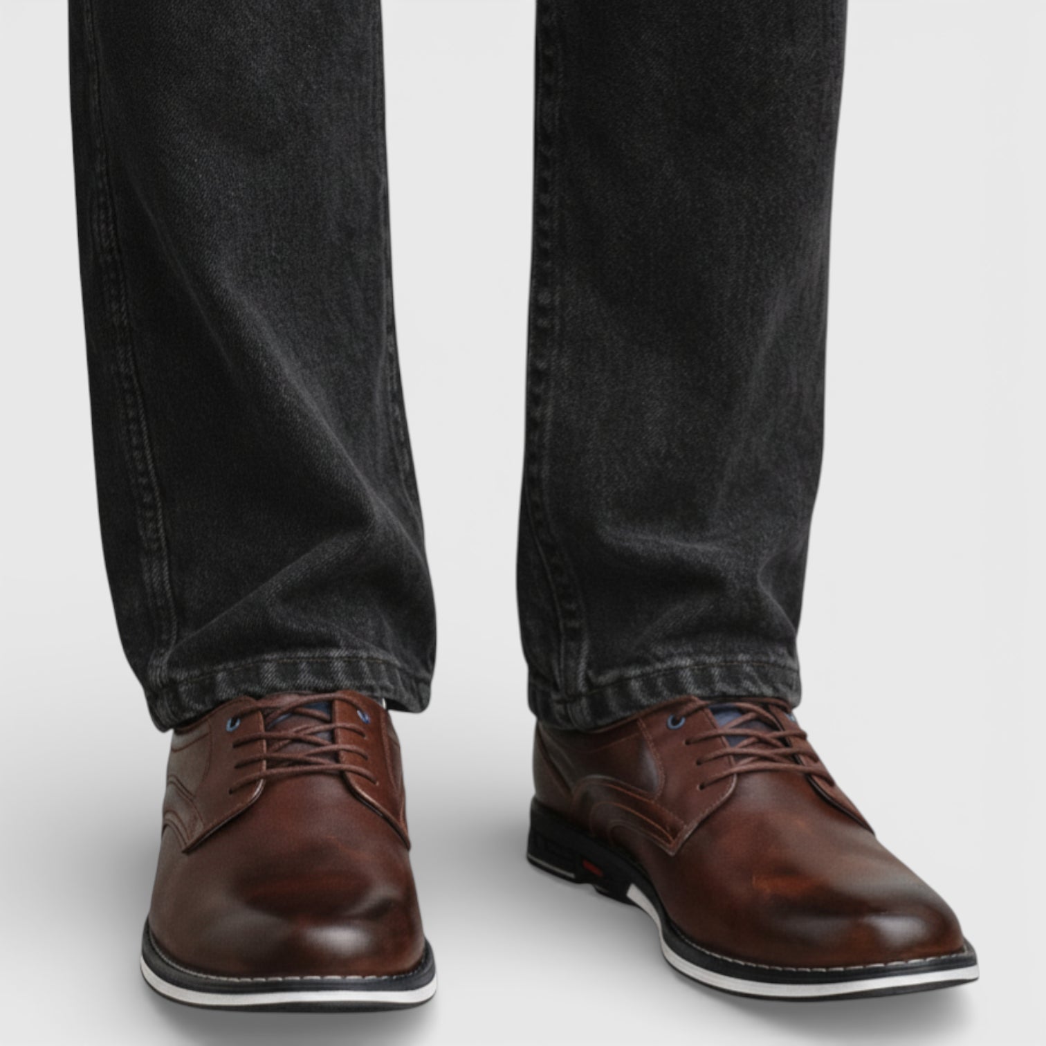 Vintares | Men’s Lace-Up Derby Shoes with Comfort