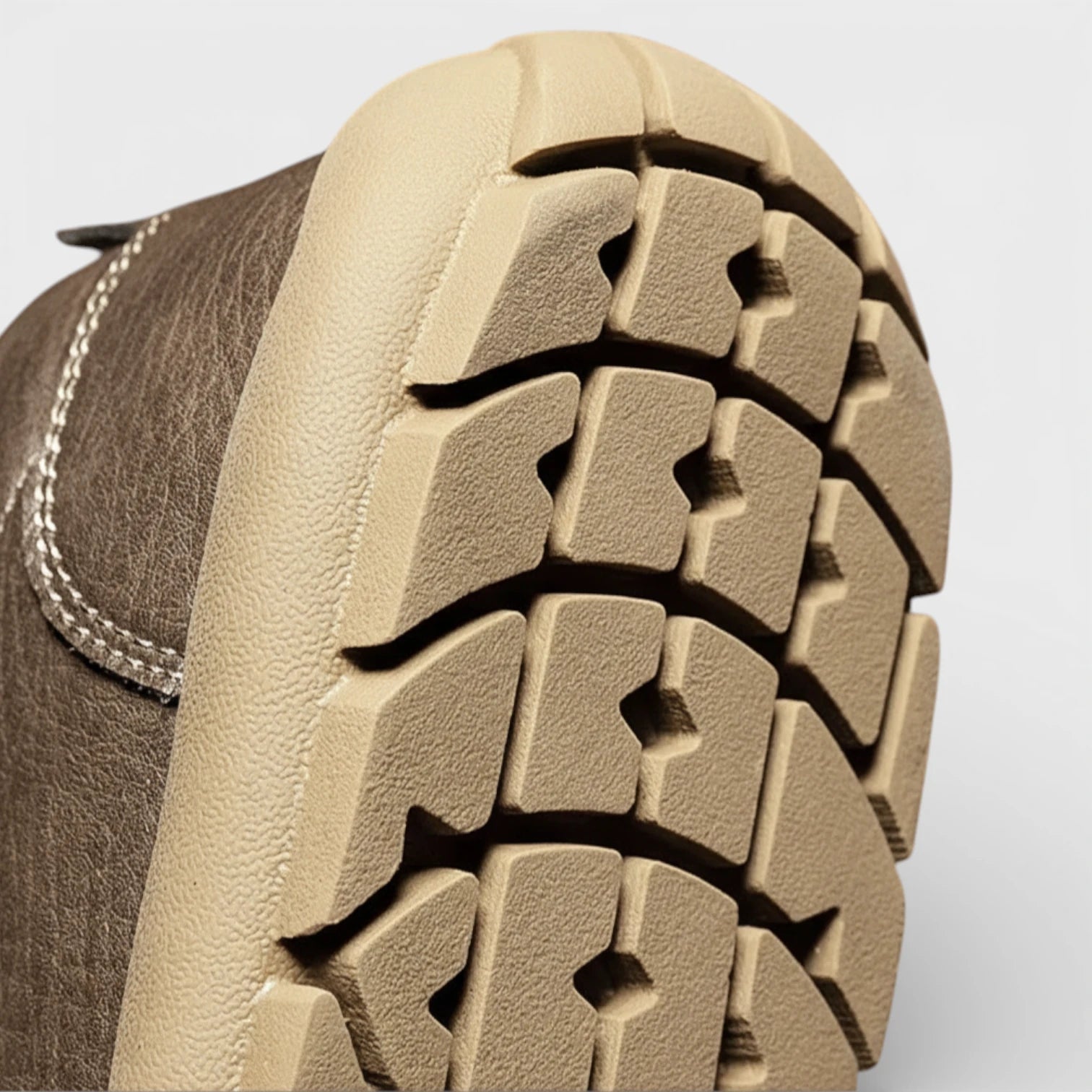 Moc Toe Lace-Up Casual Shoes Textured Grain for Men