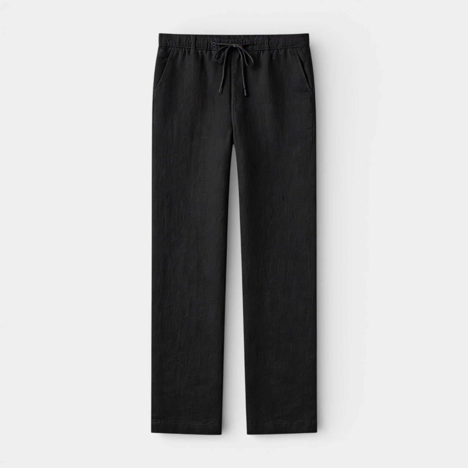 Vintares | Men’s Drawstring Straight Leg Pants - Elastic Waist