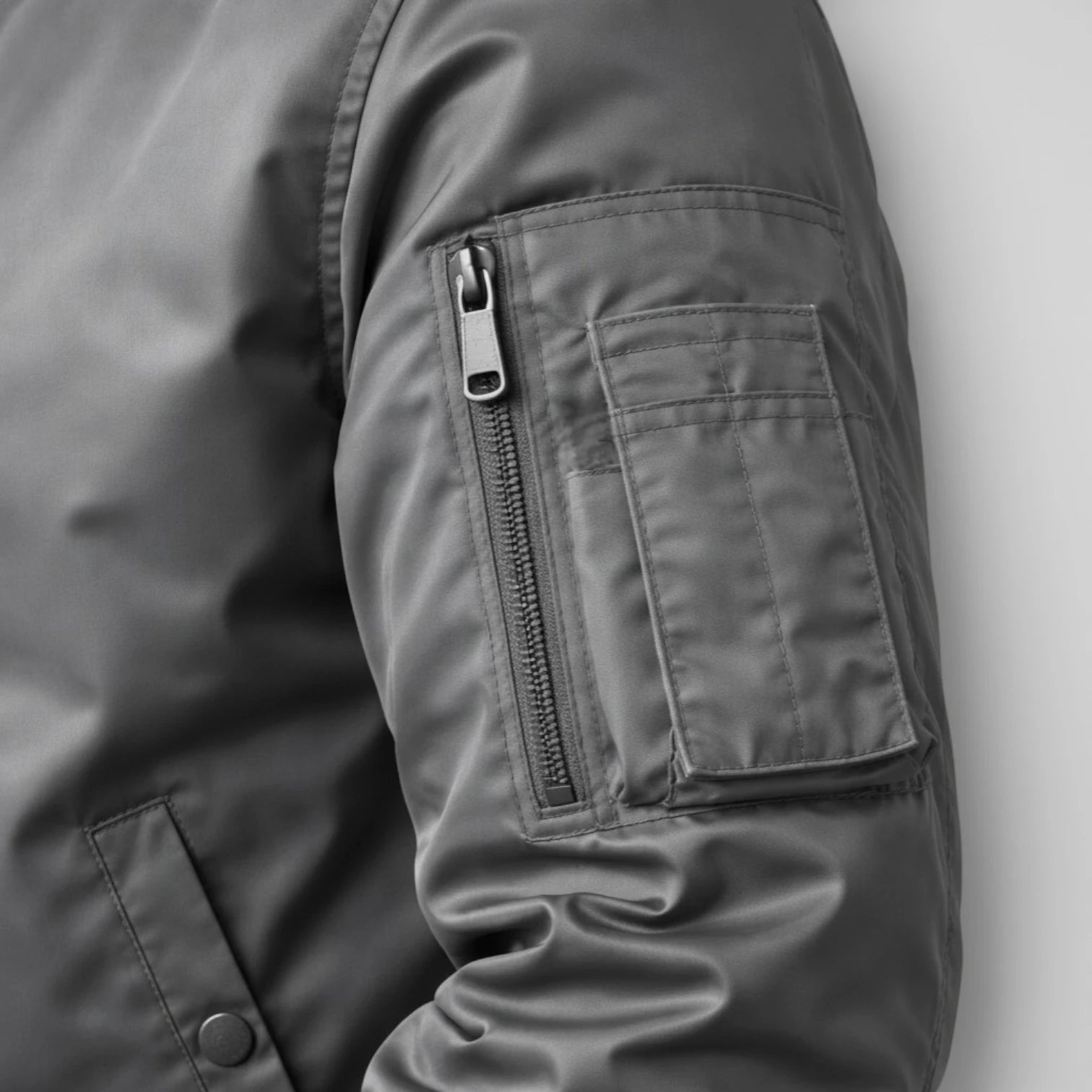 Vintares | Men’s Bomber Jacket Zip Up - Regular Fit