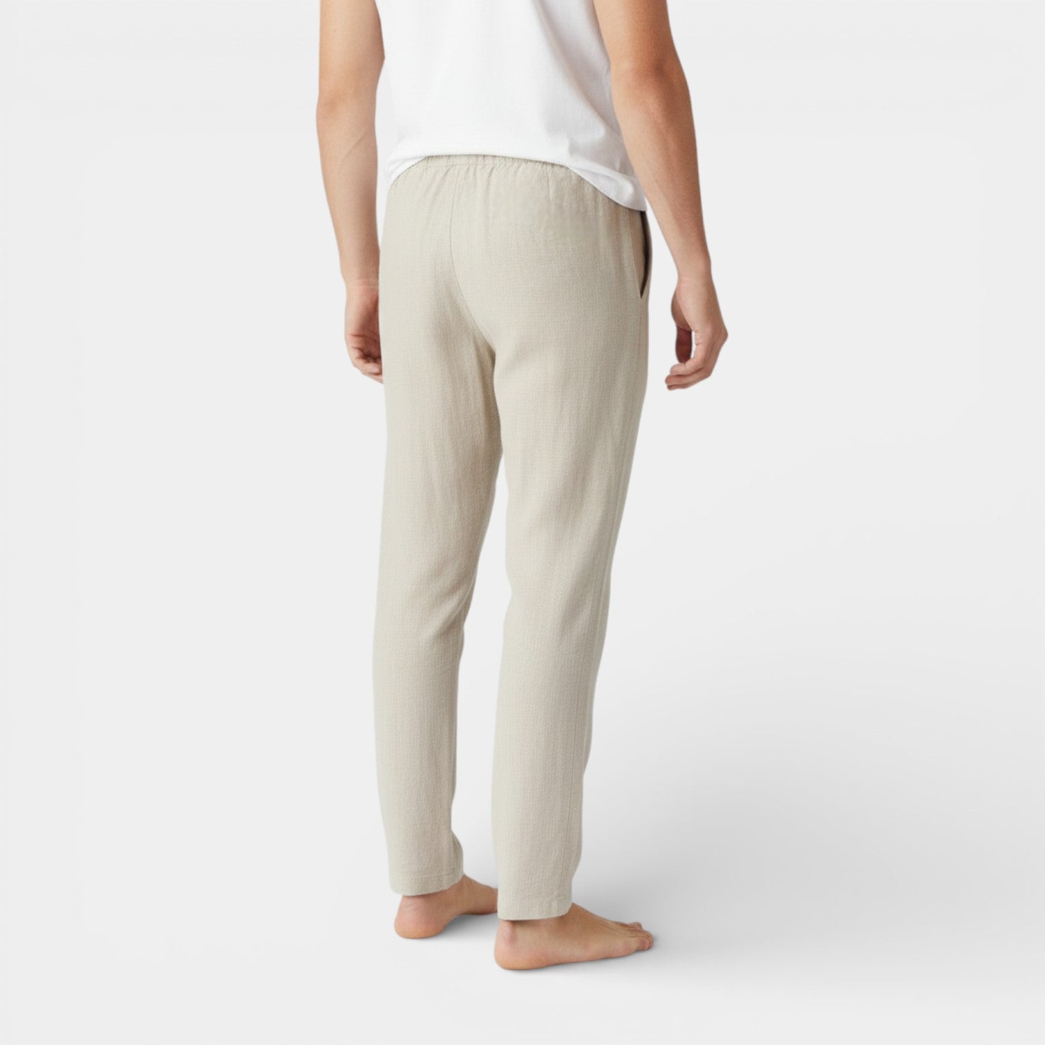 Vintares | Men’s Drawstring Tapered Pants – Relaxed Fit