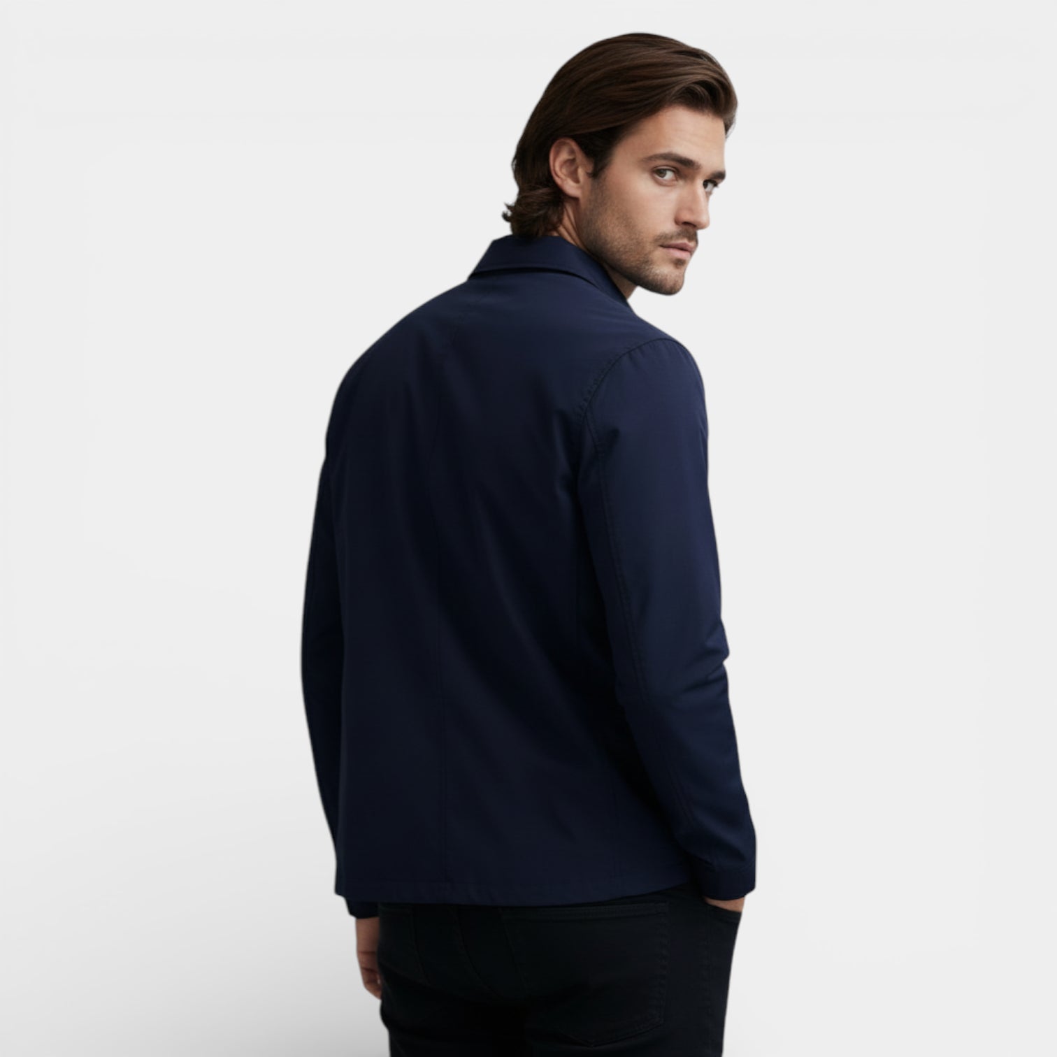 Vintares | Men’s Zip-Up Jacket Polo Collar - Regular Fit