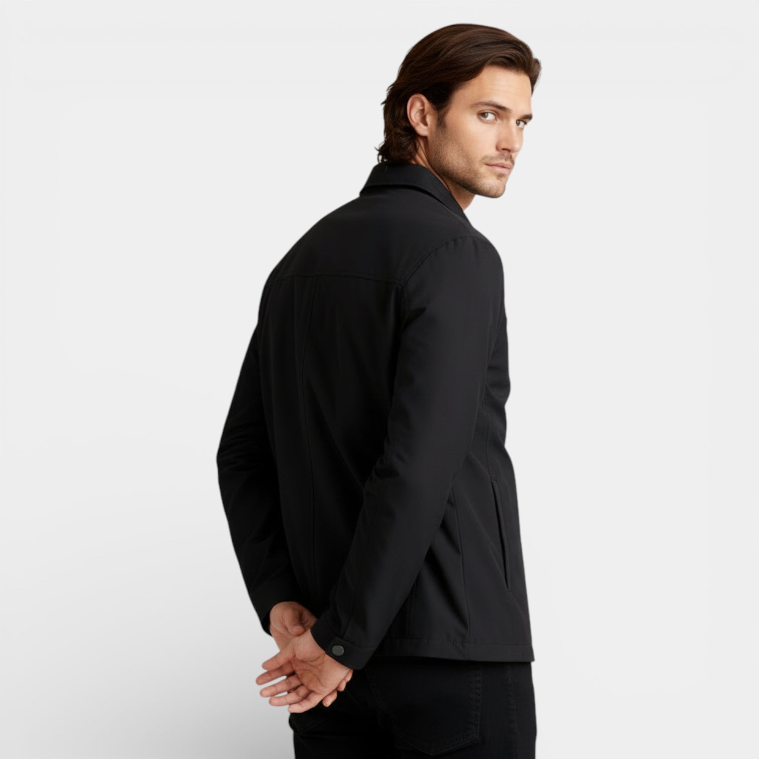 Vintares | Men’s Zip-Up Jacket Polo Collar - Regular Fit