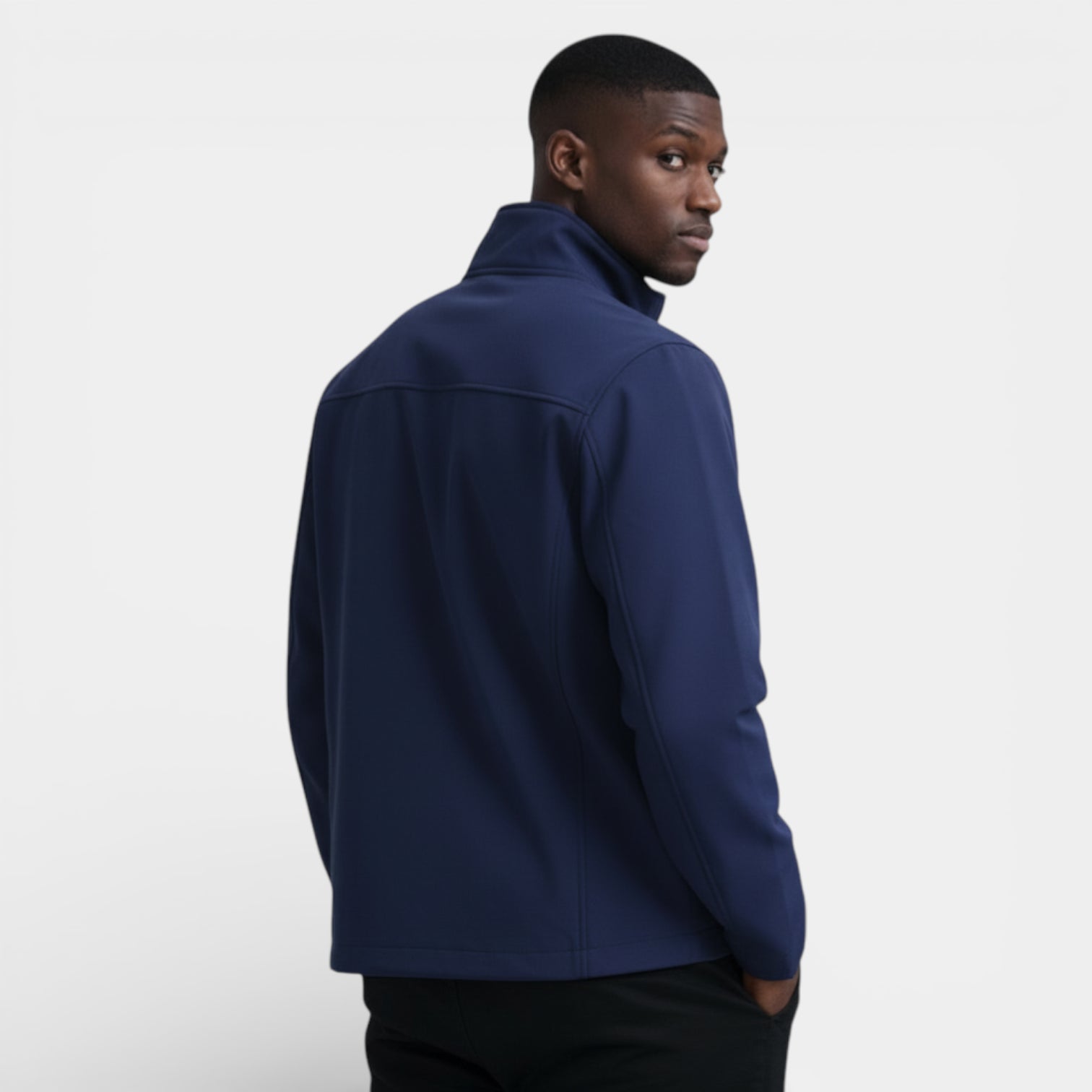Vintares | Men’s Classic Zip-Up Jacket with Stand Collar