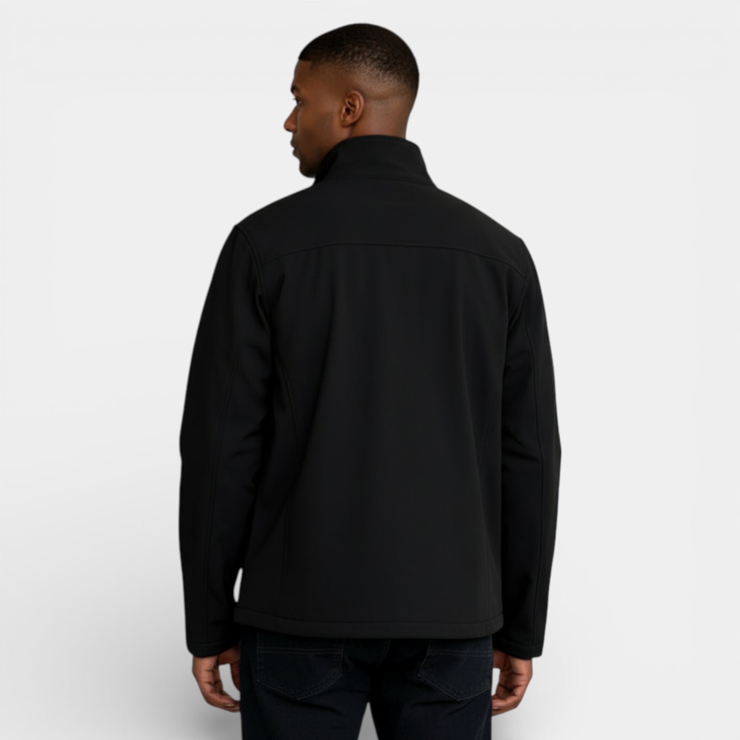 Vintares | Men’s Classic Zip-Up Jacket with Stand Collar