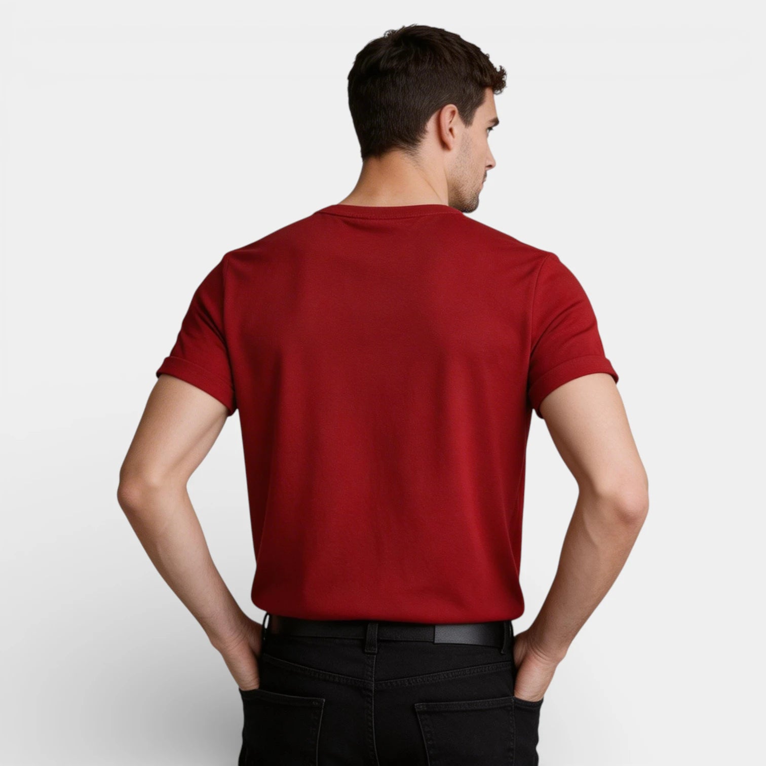 Henley T-Shirt Short Sleeve Regular Fit for Men