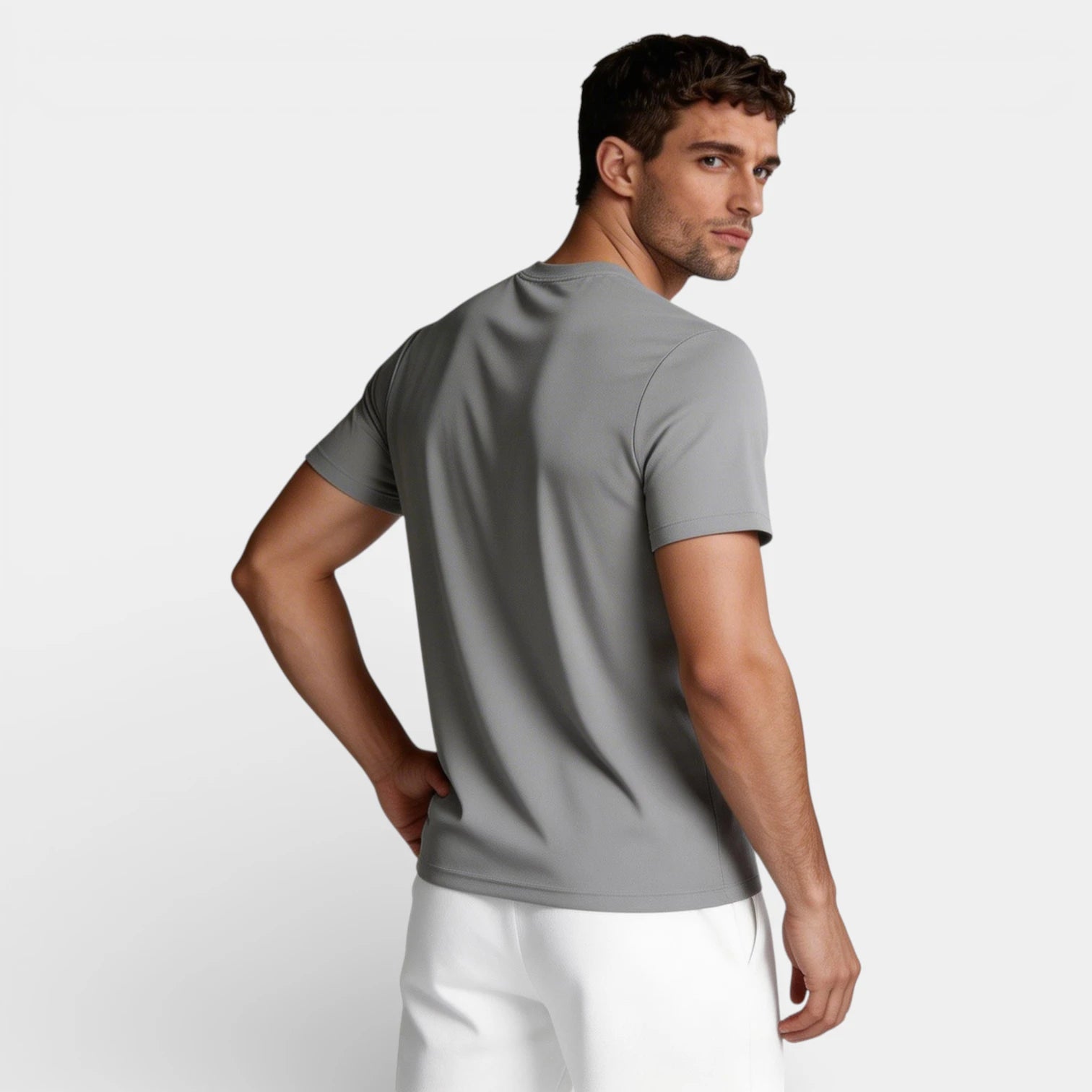 Crew Neck Running T-Shirt Short Sleeve for Men