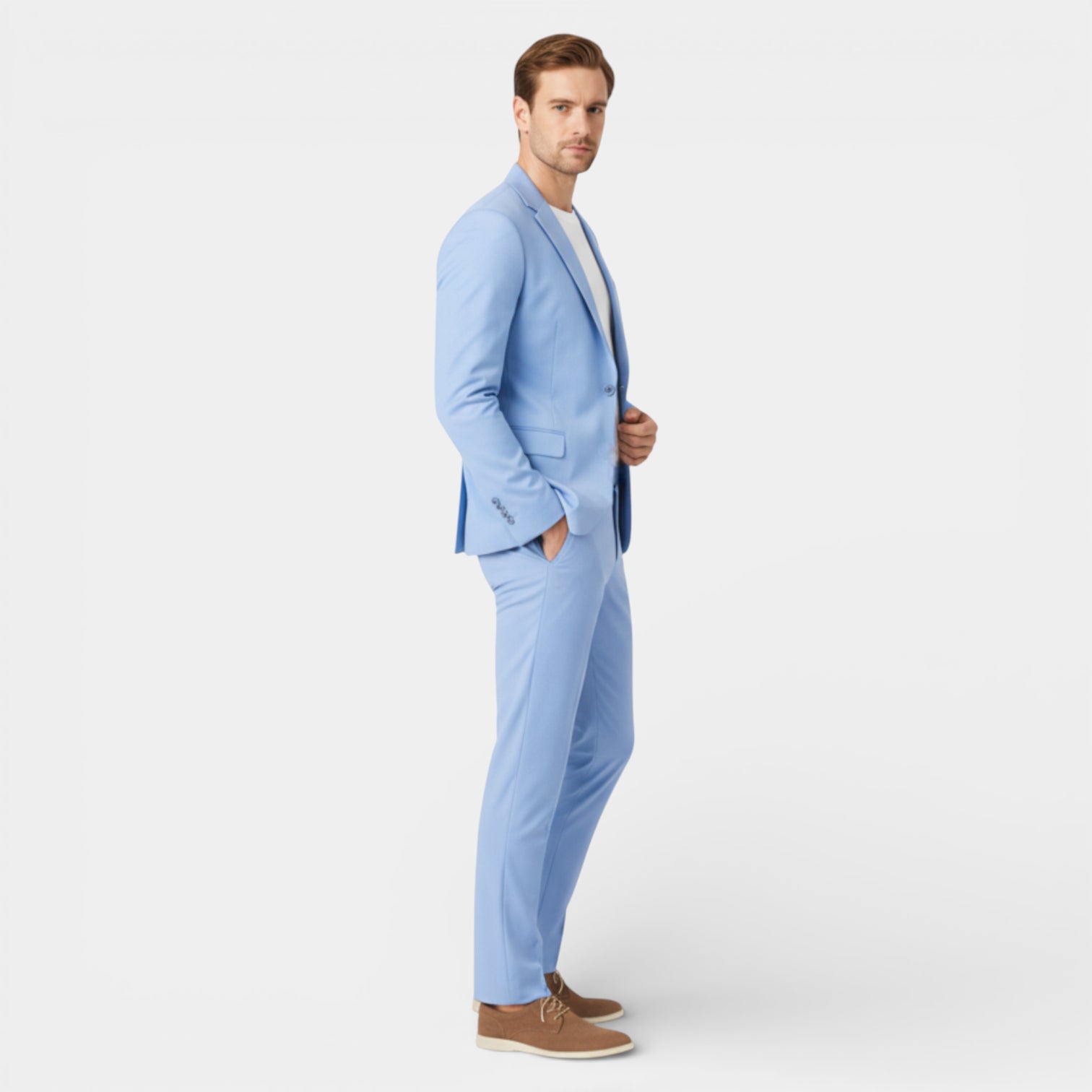 Vintares | Men’s Two-Piece Suit Set – Slim Tailored