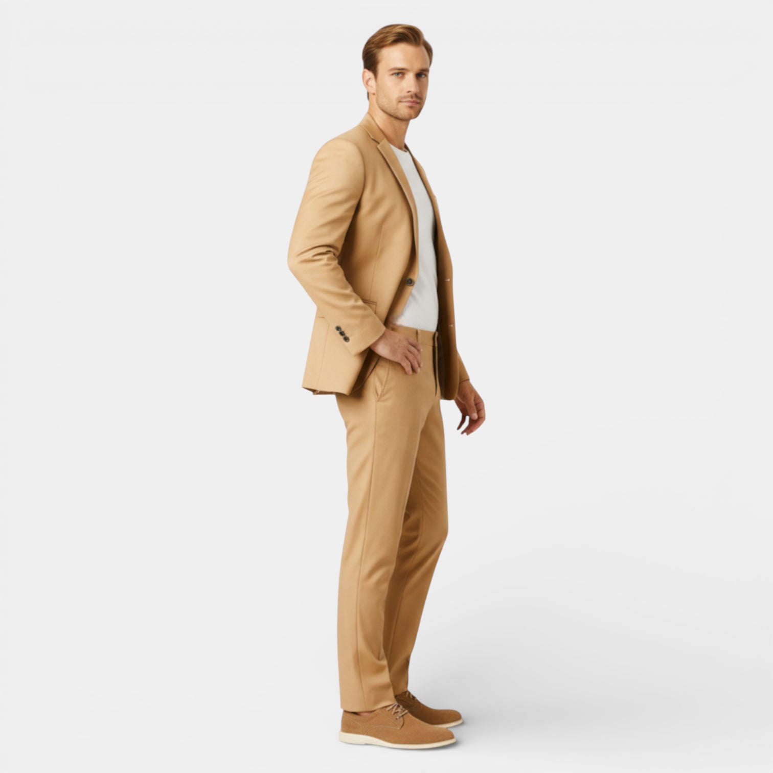 Vintares | Men’s Two-Piece Suit Set – Slim Tailored