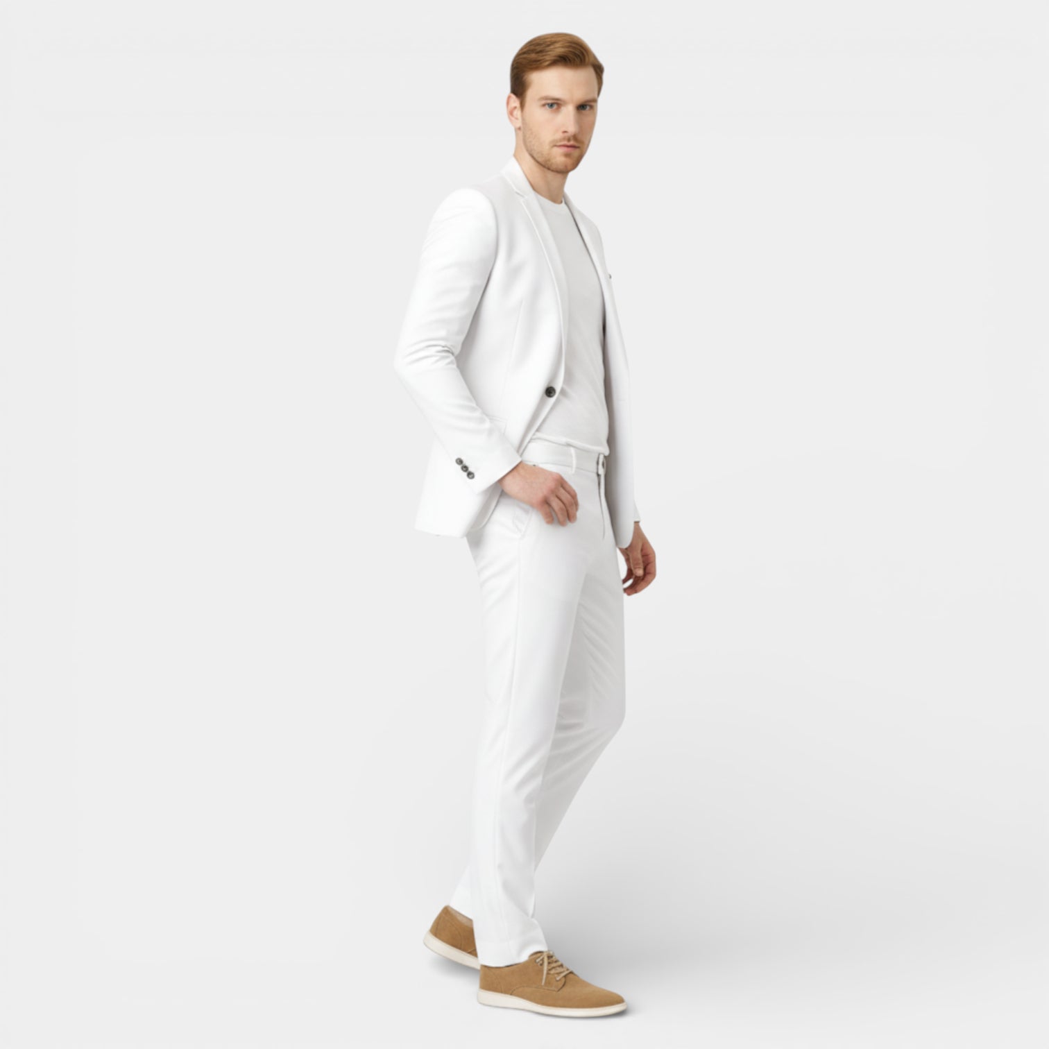 Vintares | Men’s Two-Piece Suit Set – Slim Tailored