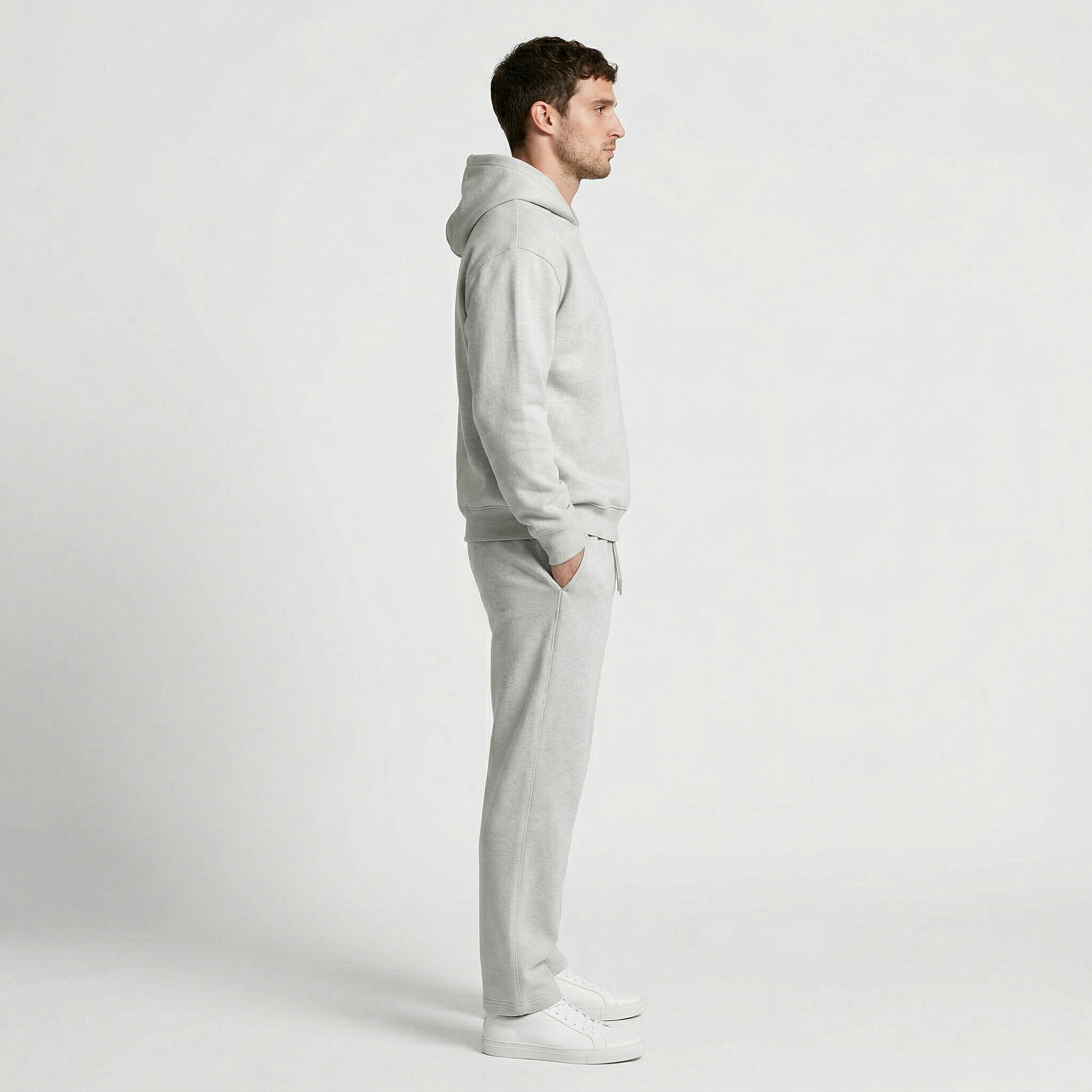 Hooded Sweater Matching Set Regular Fit for Men