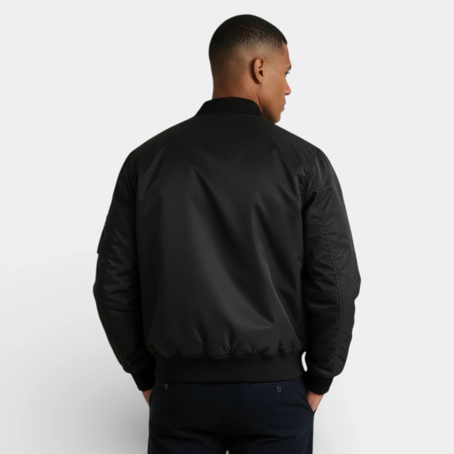 Vintares | Men’s Bomber Jacket Zip Up - Regular Fit