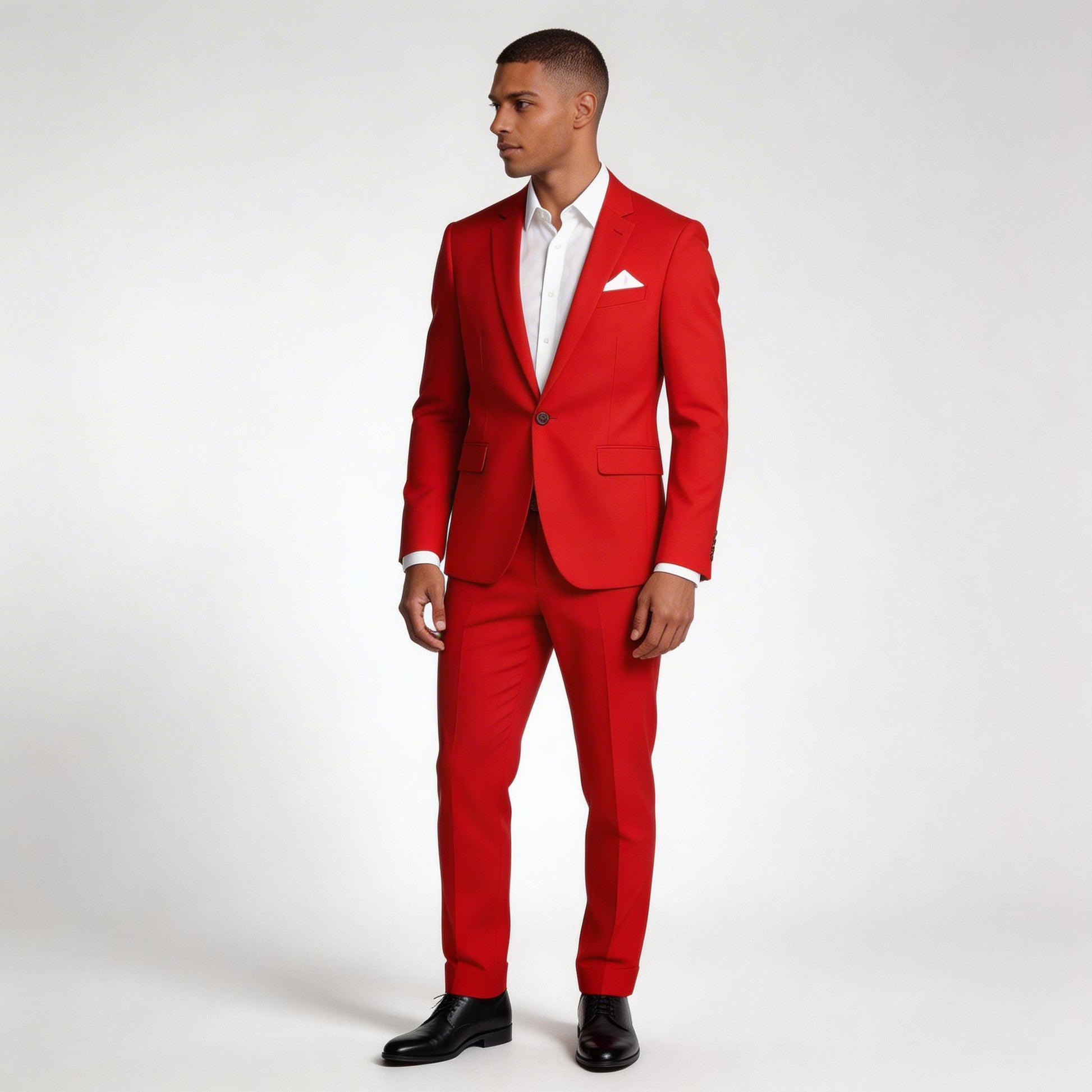 Vintares | Men’s Two Piece Suit Set Single Button Blazer and Tailored Trousers