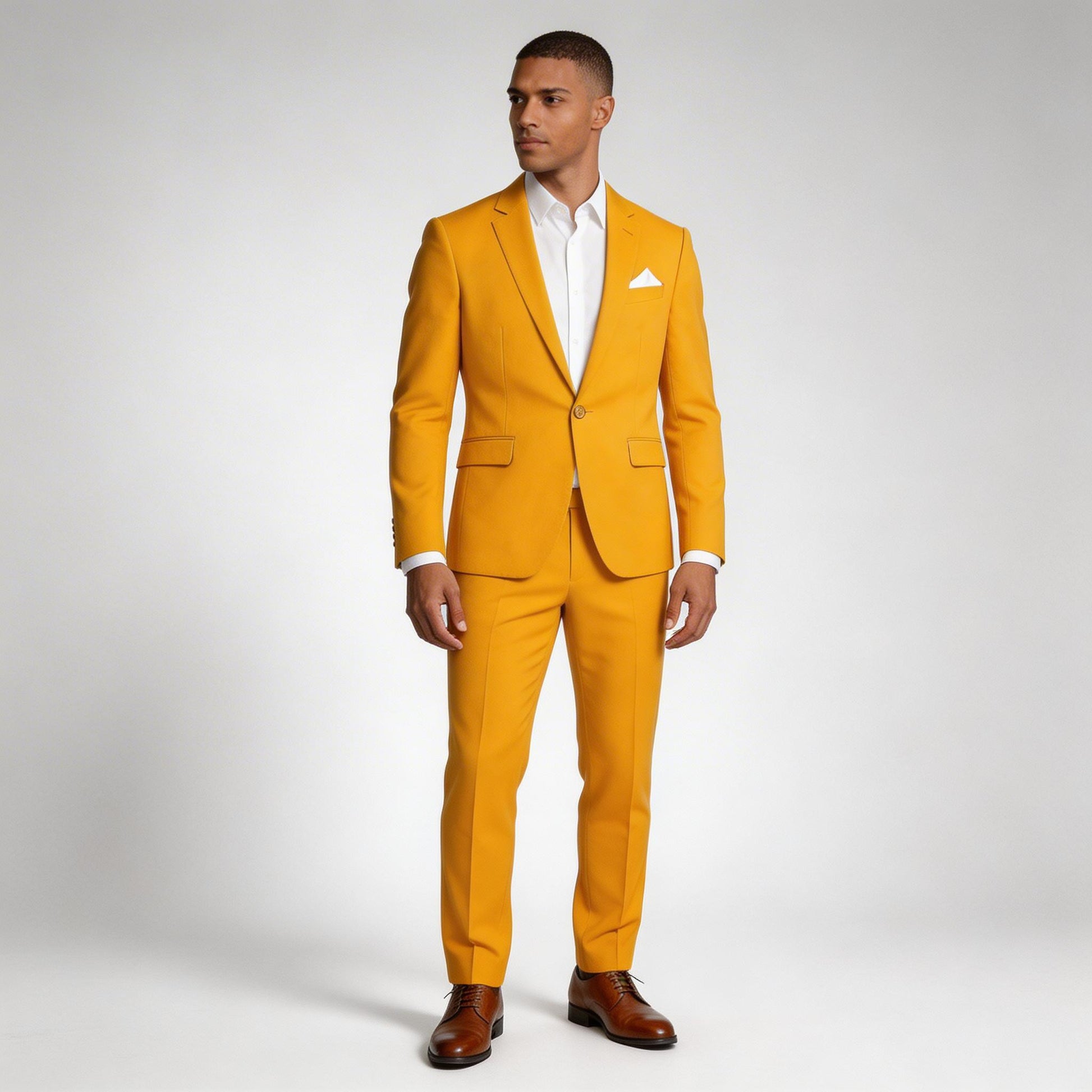 Vintares | Men’s Two Piece Suit Set Single Button Blazer and Tailored Trousers