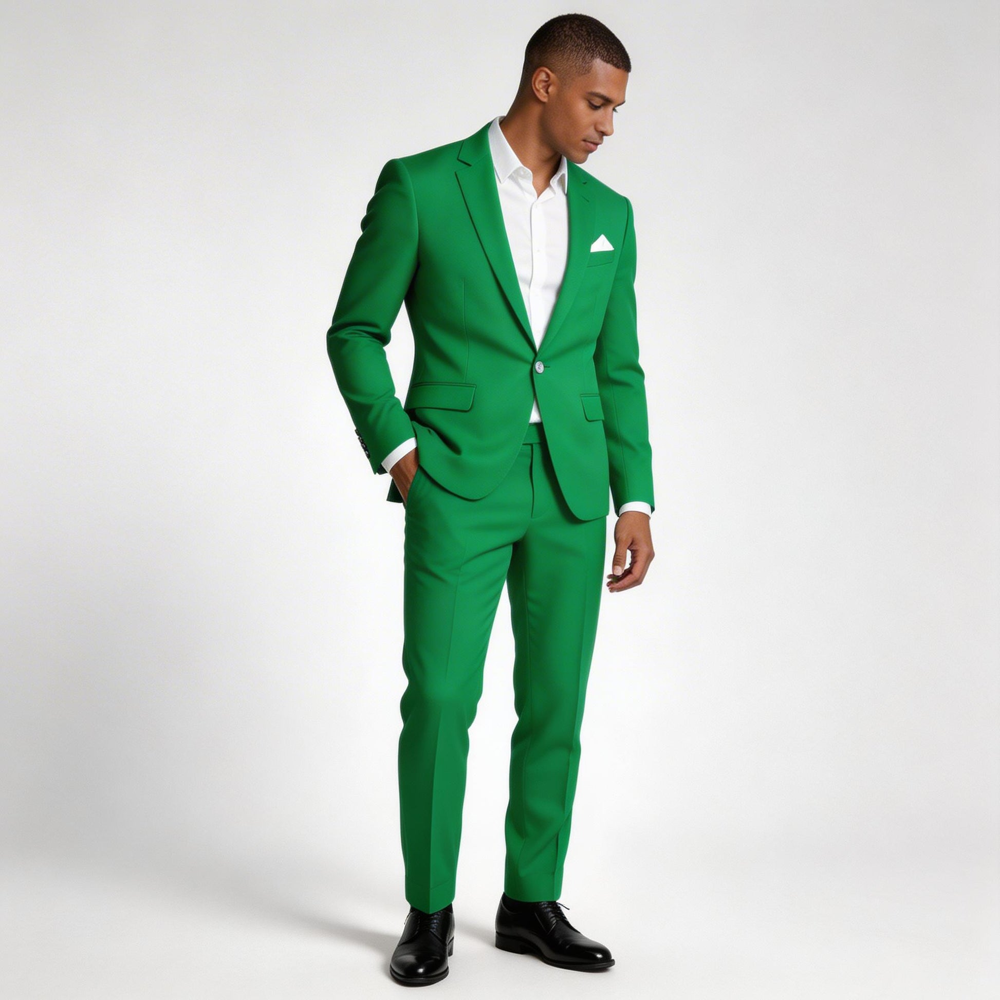 Vintares | Men’s Two Piece Suit Set Single Button Blazer and Tailored Trousers