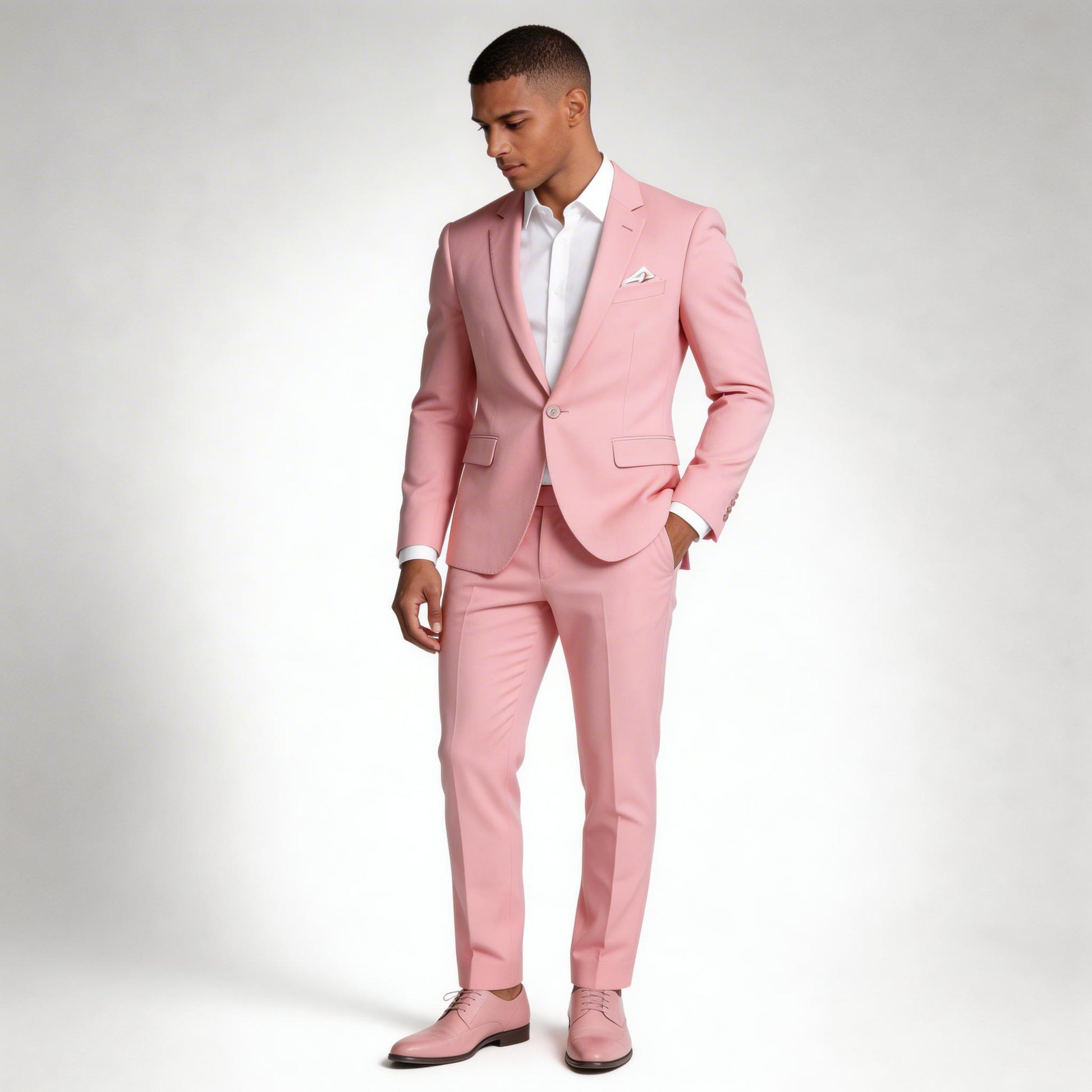 Vintares | Men’s Two Piece Suit Set Single Button Blazer and Tailored Trousers