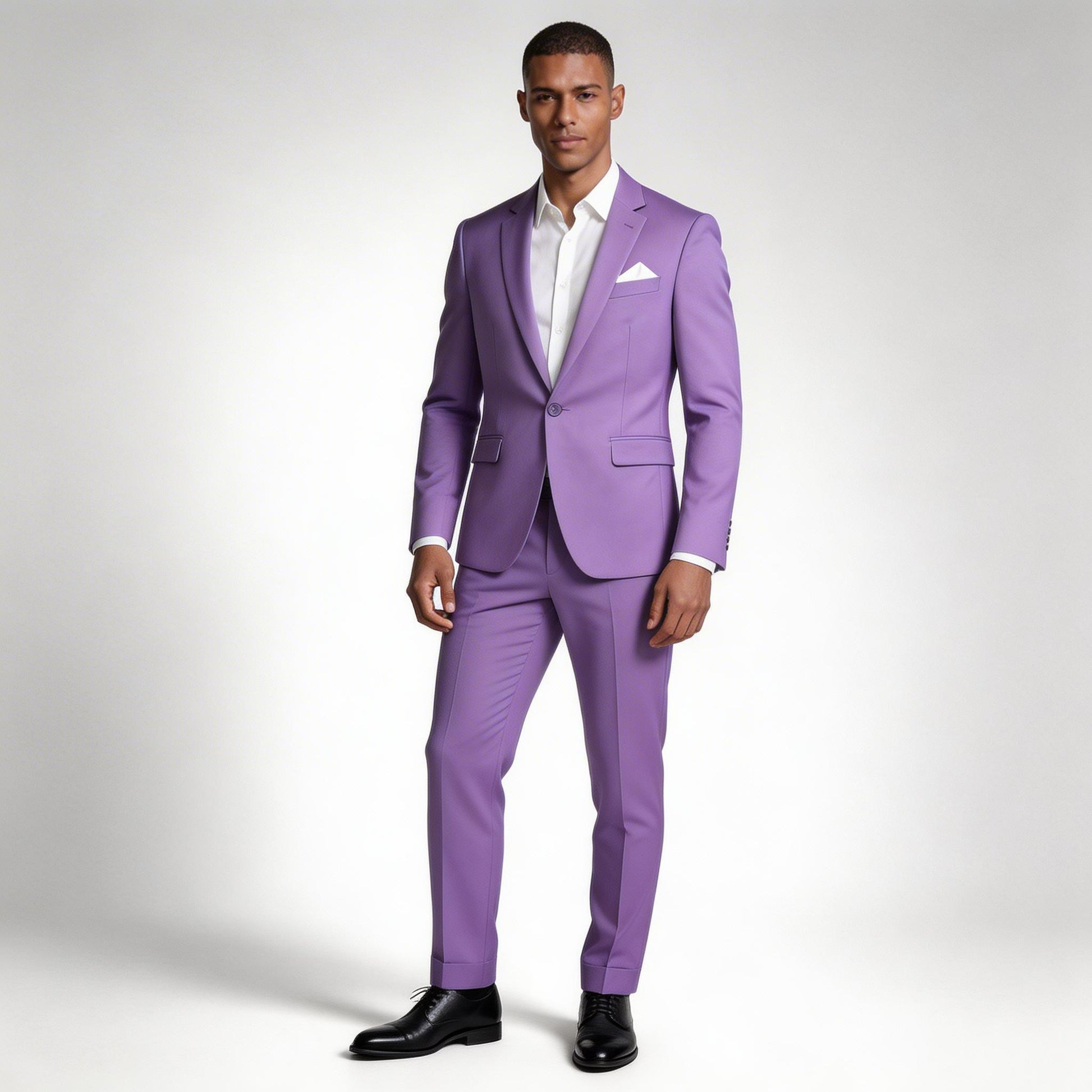 Vintares | Men’s Two Piece Suit Set Single Button Blazer and Tailored Trousers