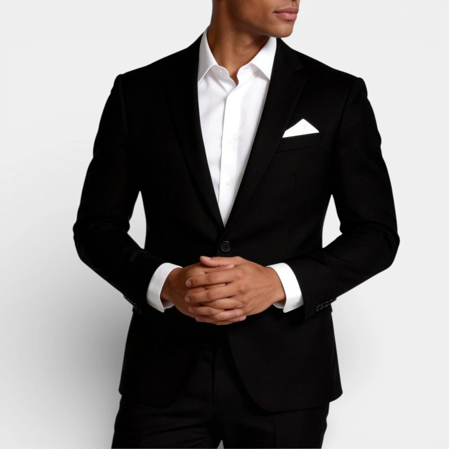 Vintares | Men’s Two Piece Suit Set Single Button Blazer and Tailored Trousers