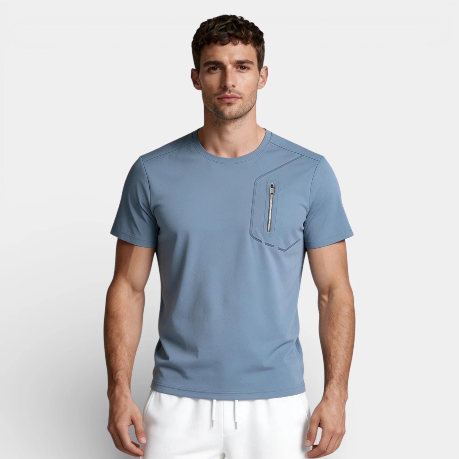 Crew Neck Running T-Shirt Short Sleeve for Men
