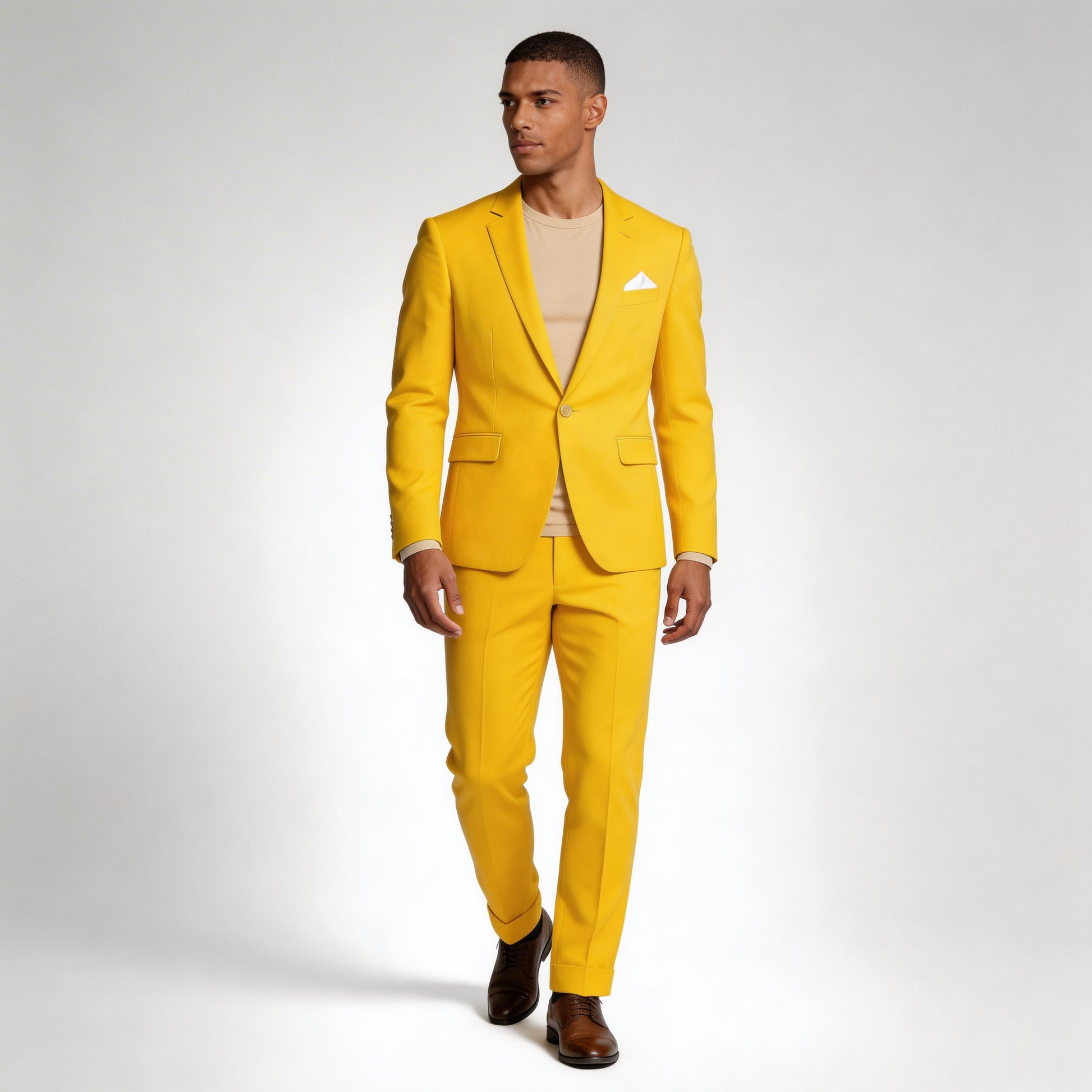 Vintares | Men’s Two Piece Suit Set Single Button Blazer and Tailored Trousers