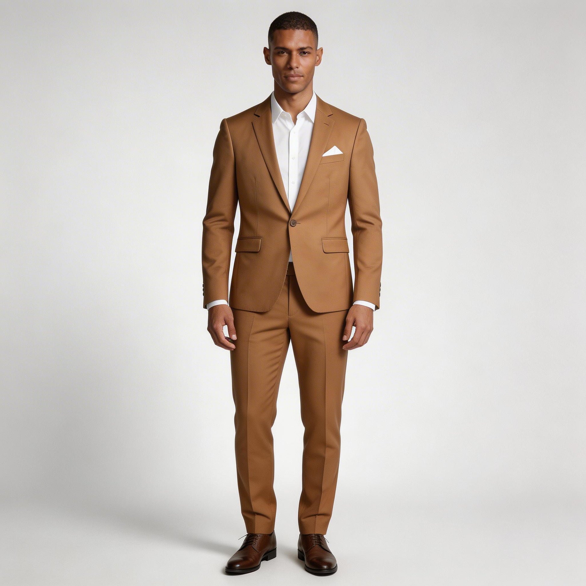 Vintares | Men’s Two Piece Suit Set Single Button Blazer and Tailored Trousers