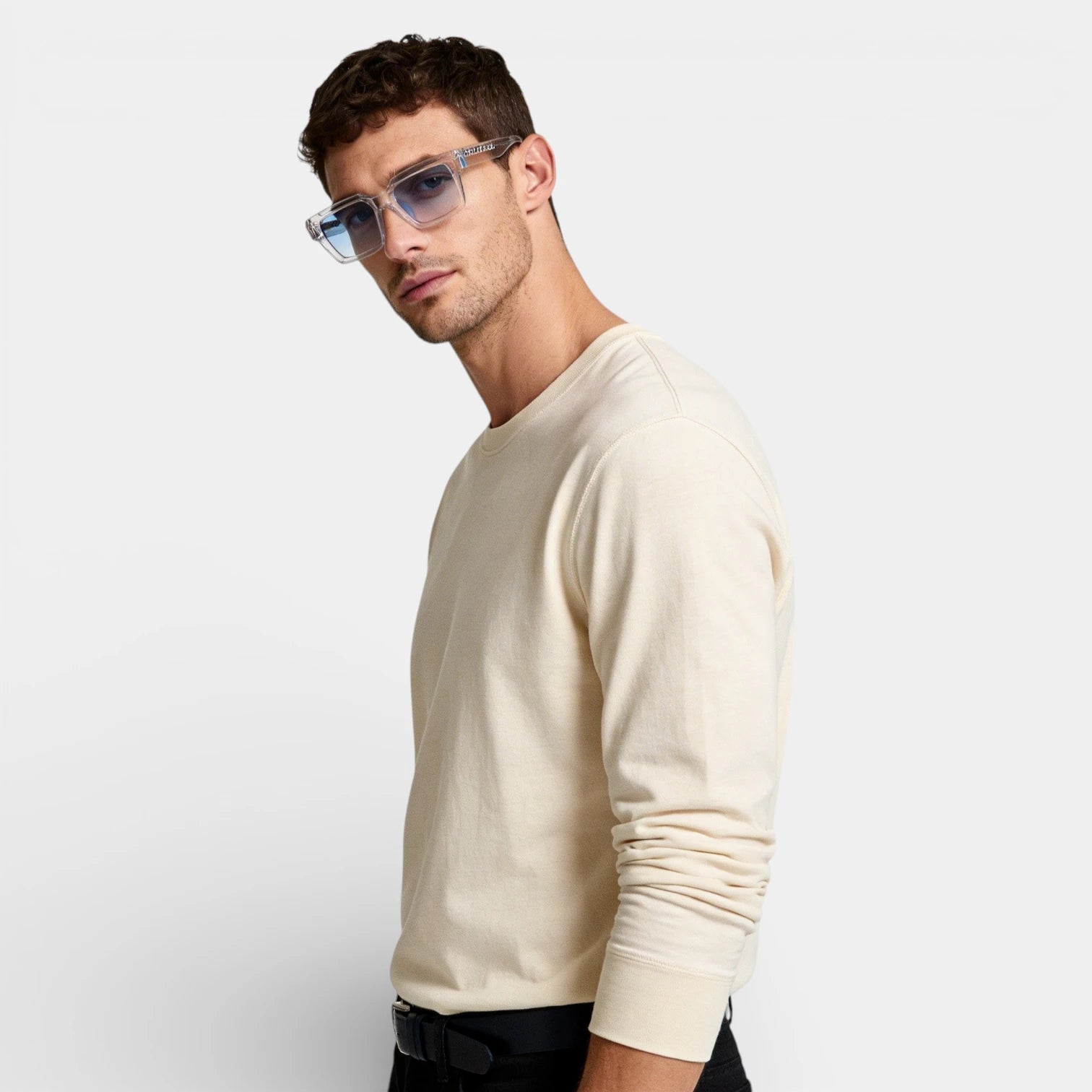 Vintares | Men’s Square Frame Sunglasses with Tinted Lenses