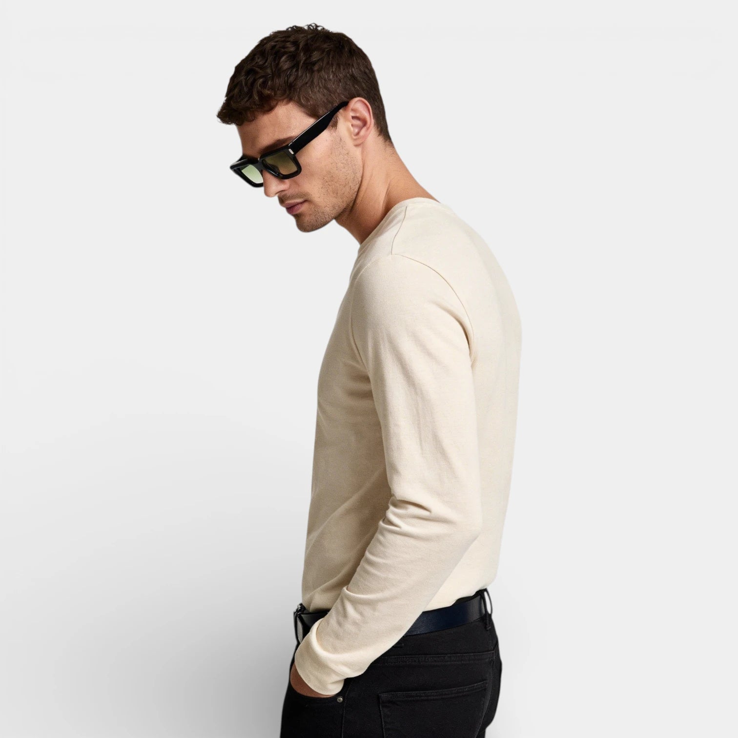 Vintares | Men’s Square Frame Sunglasses with Tinted Lenses