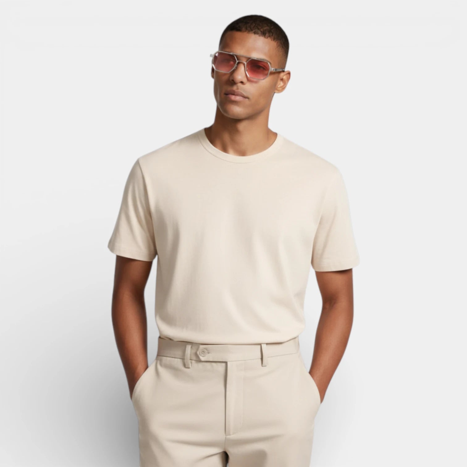 Vintares | Men’s Geometric Metal Frame Sunglasses