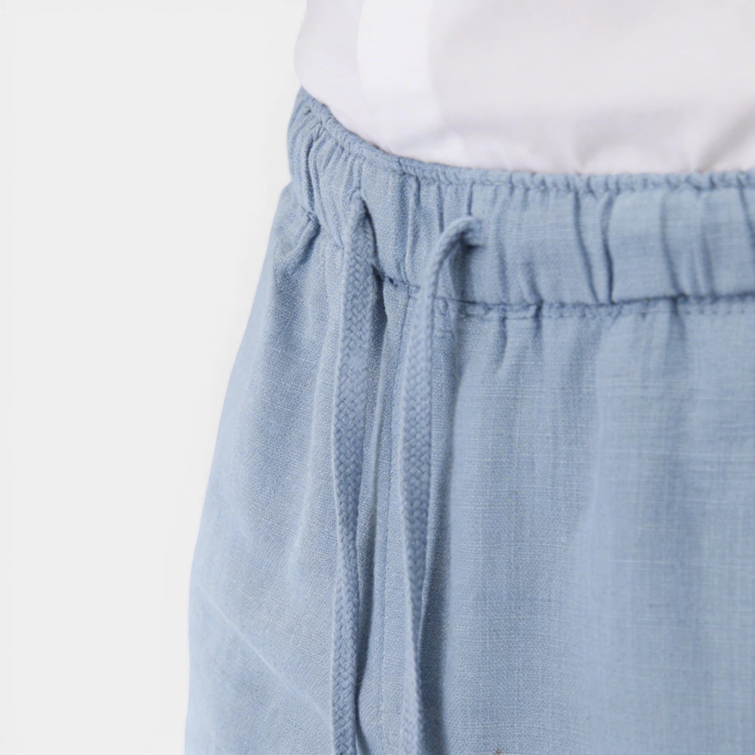 Vintares | Men’s Drawstring Elastic Waist Straight Leg Pants