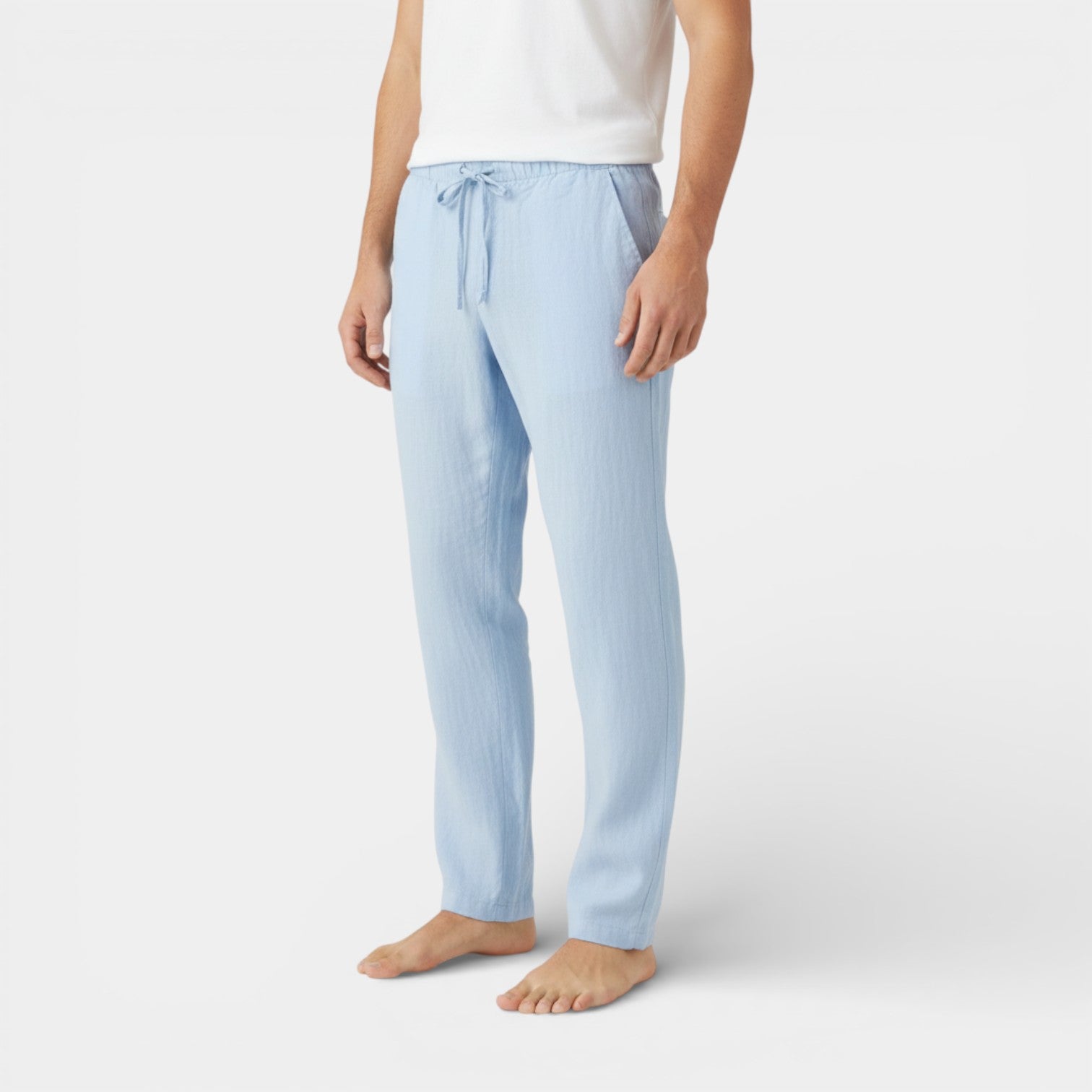 Vintares | Men’s Drawstring Tapered Pants – Relaxed Fit