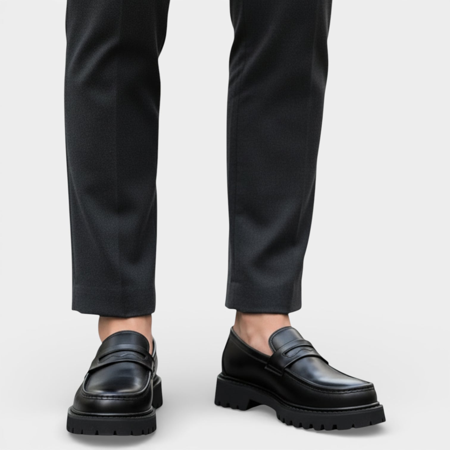 Vintares | Men’s Slip-On Loafers – Chunky Sole