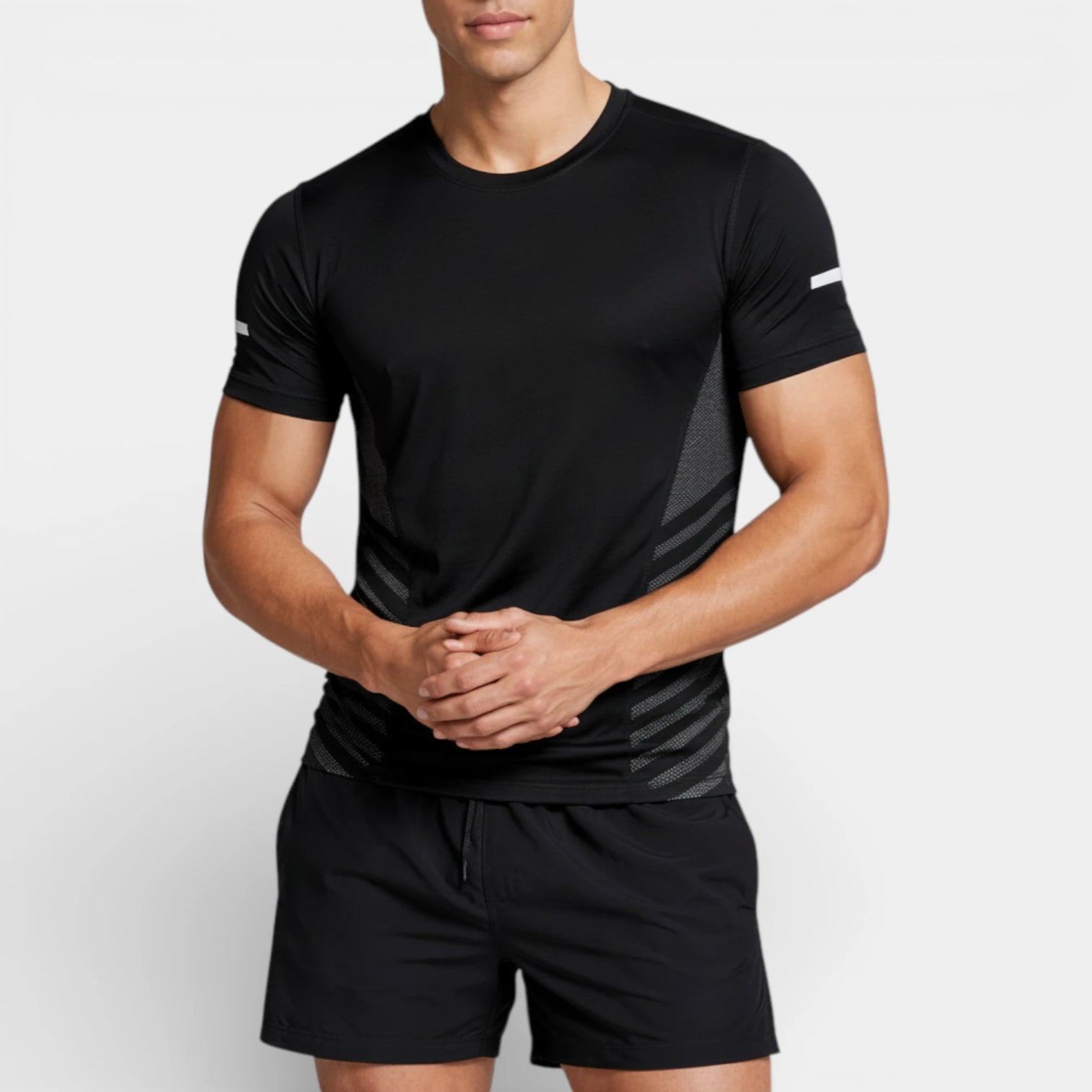 Crew Neck Athletic T-Shirt Regular Fit for Men