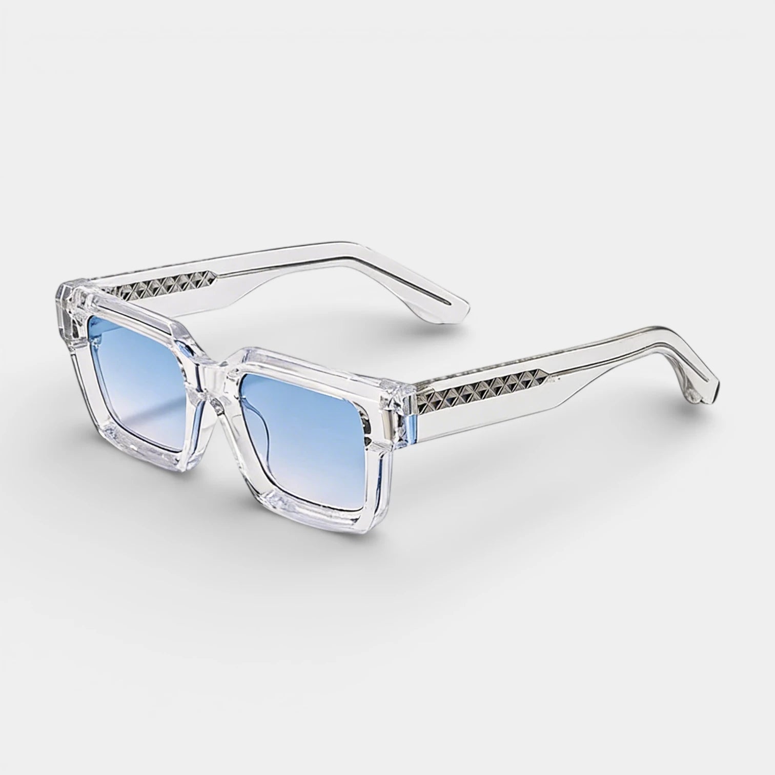 Vintares | Men’s Square Frame Sunglasses with Tinted Lenses