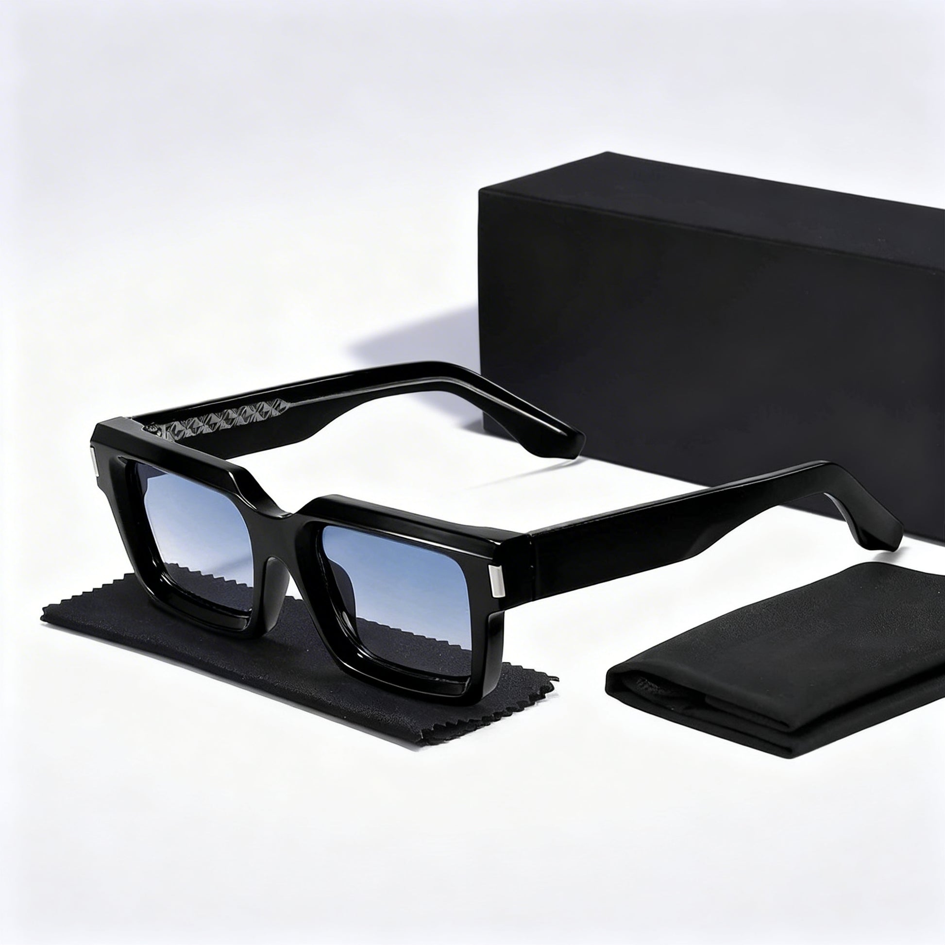 Vintares | Men’s Square Frame Sunglasses with Tinted Lenses