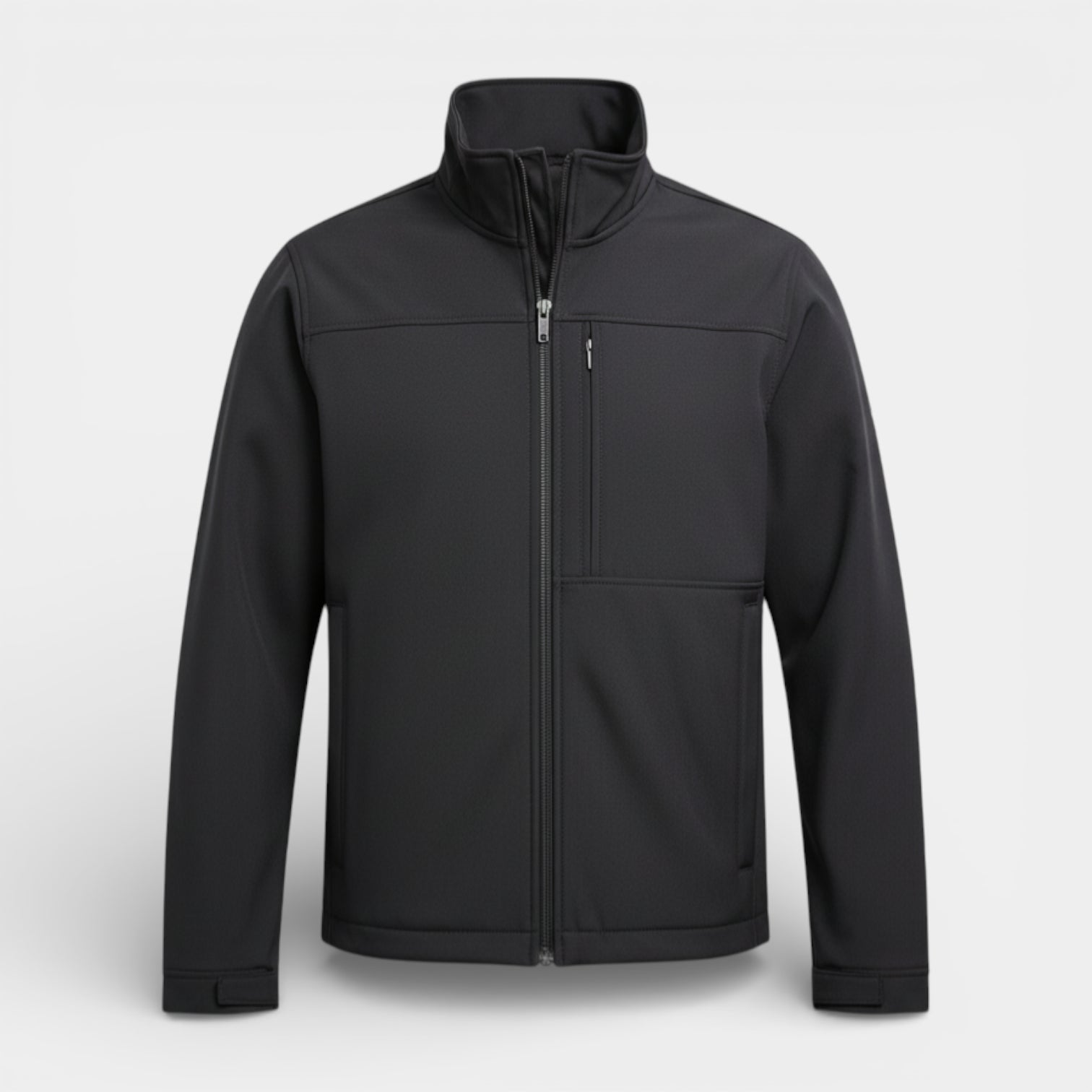 Vintares | Men’s Classic Zip-Up Jacket with Stand Collar