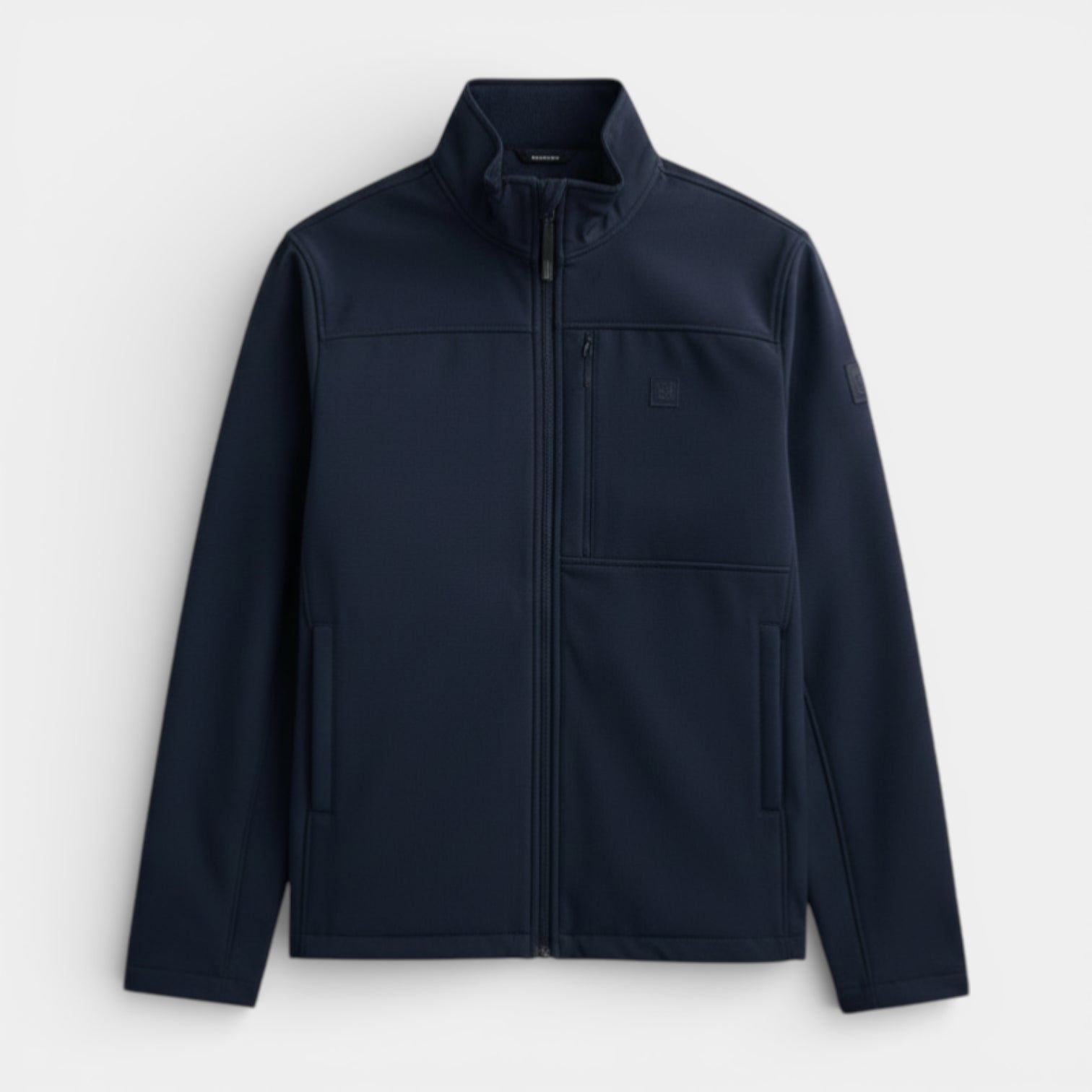 Vintares | Men’s Classic Zip-Up Jacket with Stand Collar