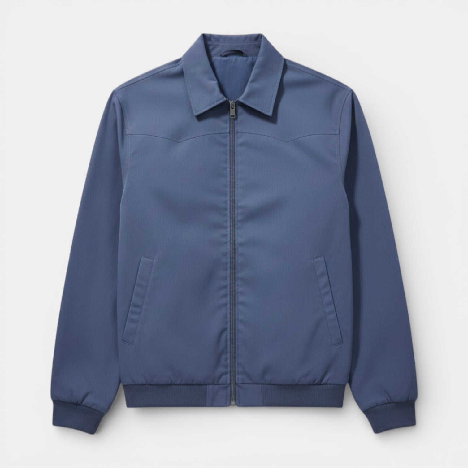 Vintares | Men’s Classic Zip-Up Jacket with Stand Collar