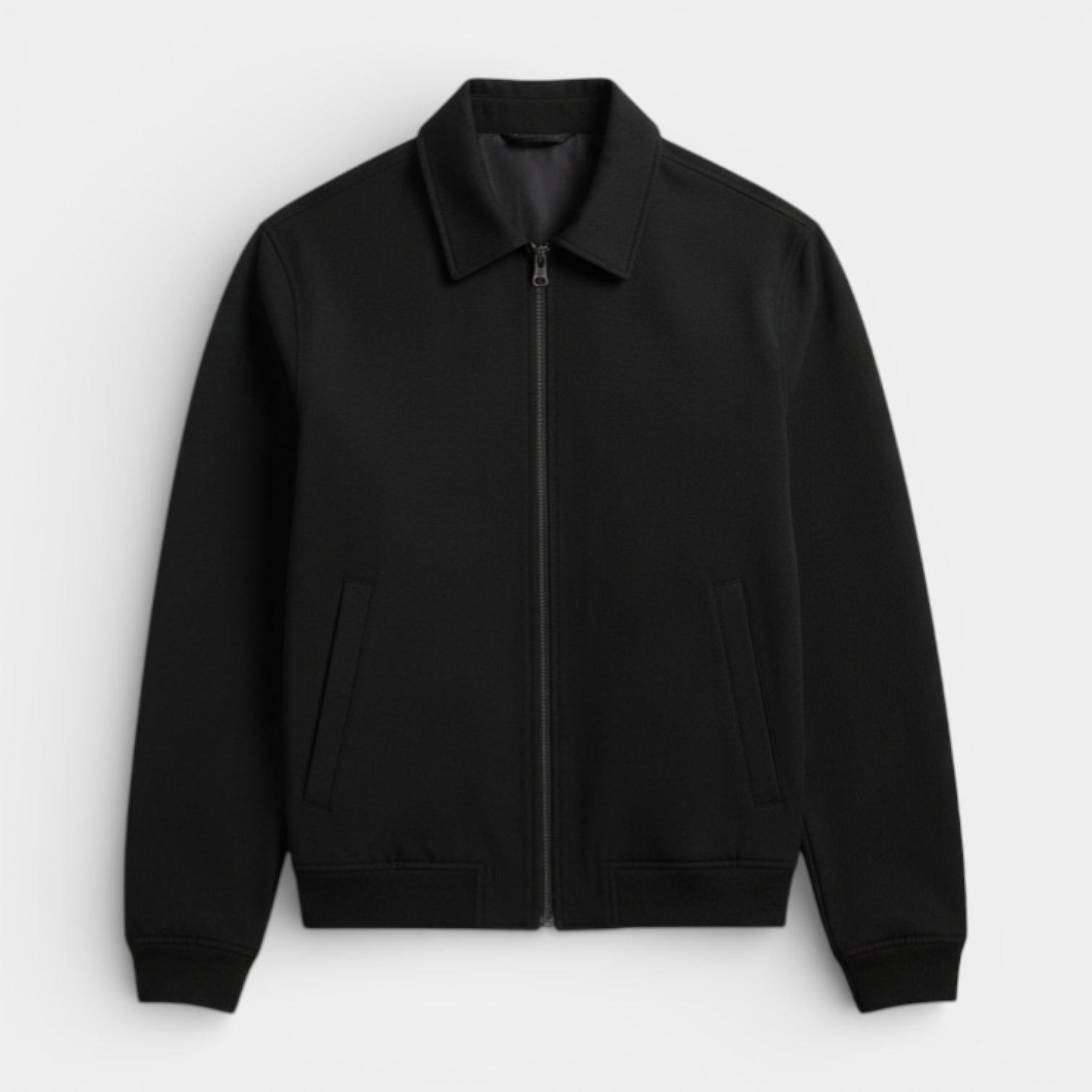 Vintares | Men’s Classic Zip-Up Jacket with Stand Collar