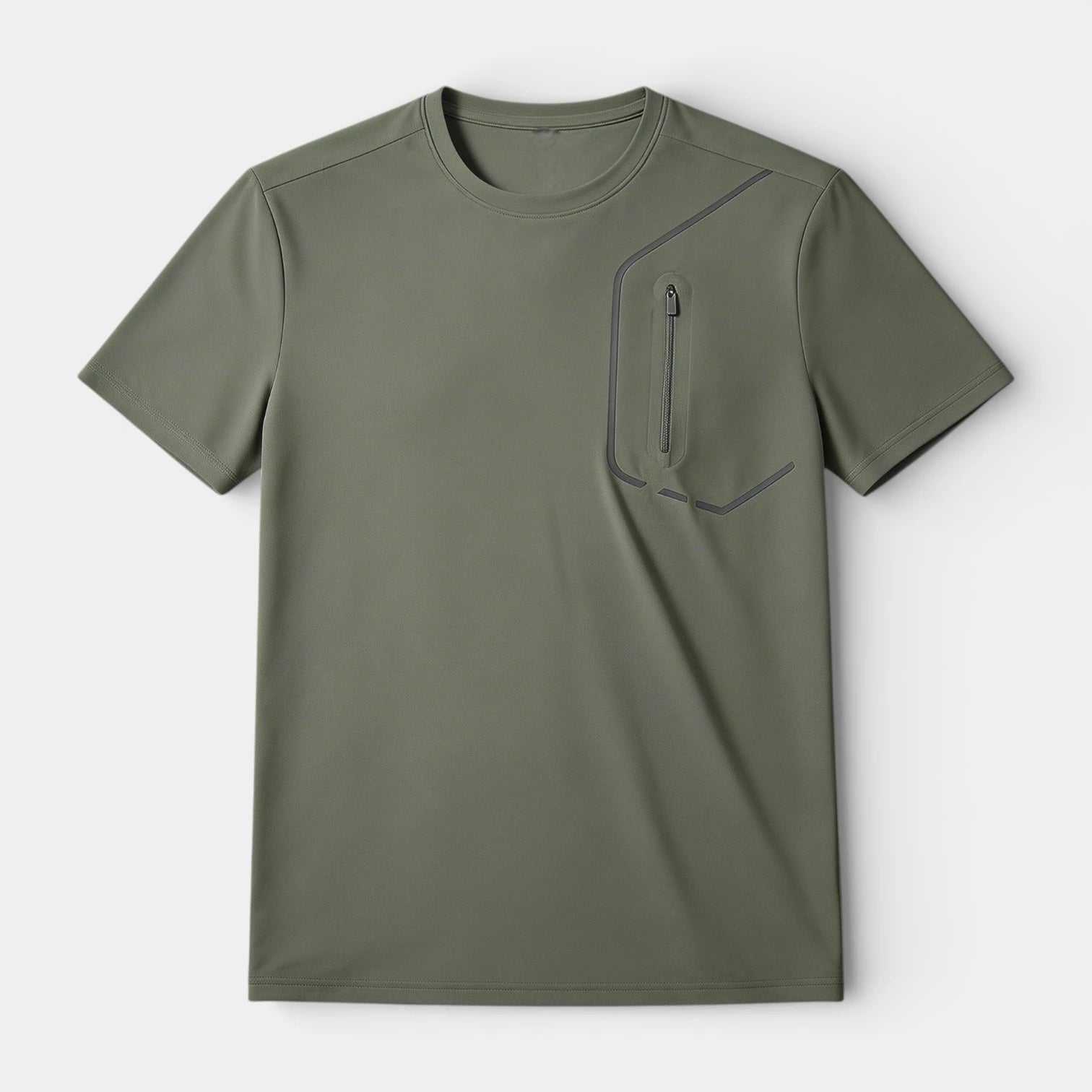 Crew Neck Running T-Shirt Short Sleeve for Men
