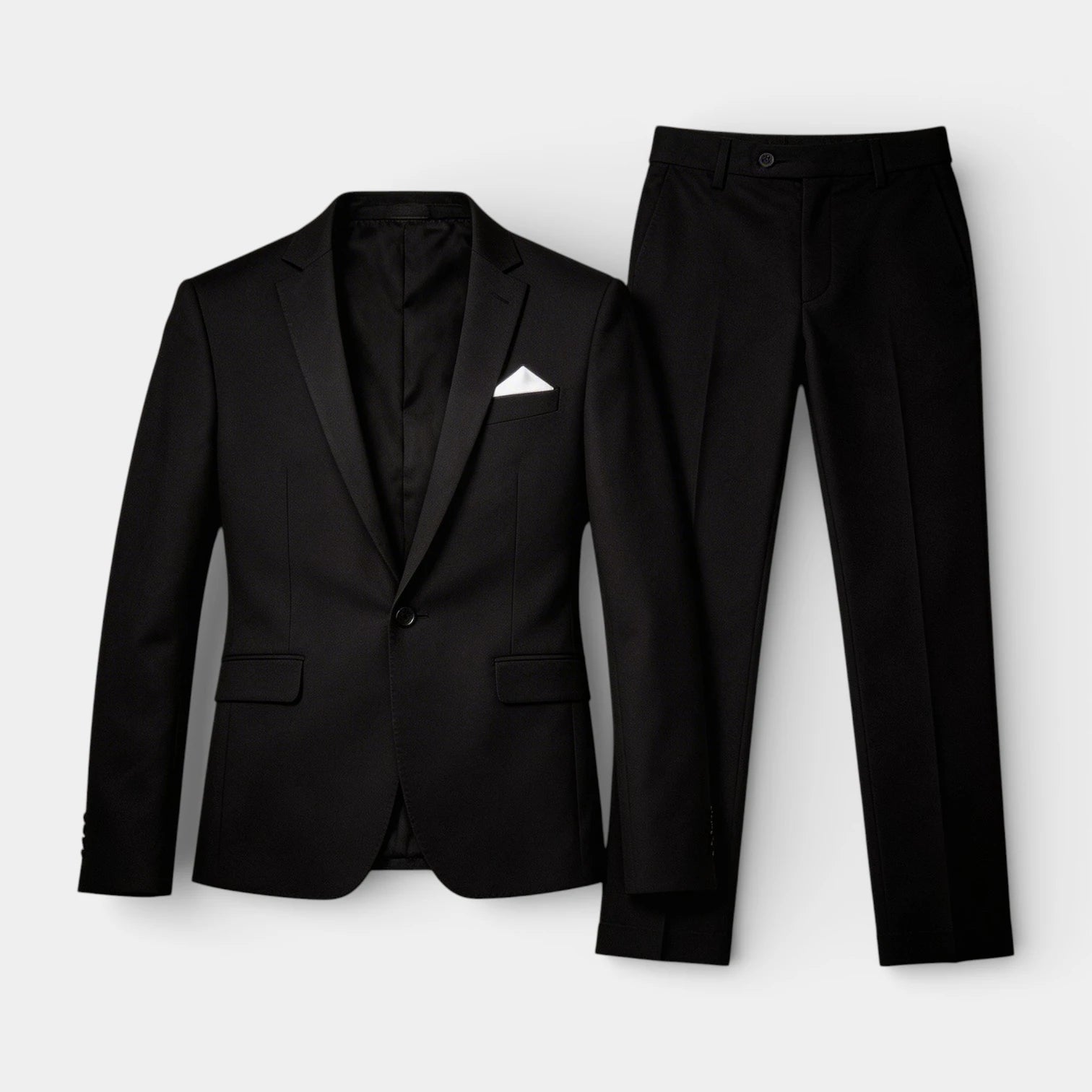 Vintares | Men’s Two Piece Suit Set Single Button Blazer and Tailored Trousers