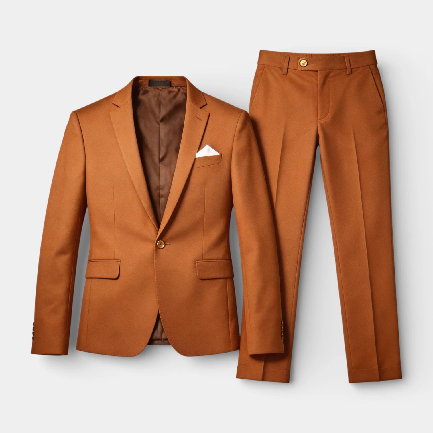 Vintares | Men’s Two Piece Suit Set Single Button Blazer and Tailored Trousers