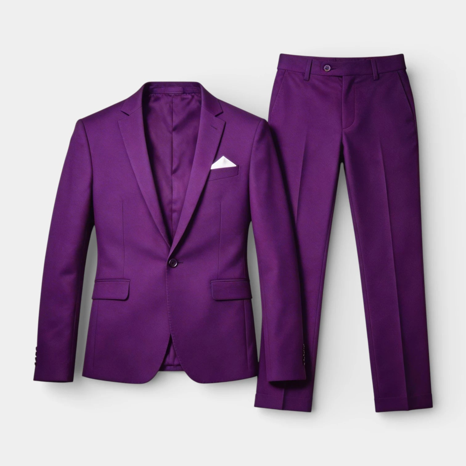 Vintares | Men’s Two Piece Suit Set Single Button Blazer and Tailored Trousers