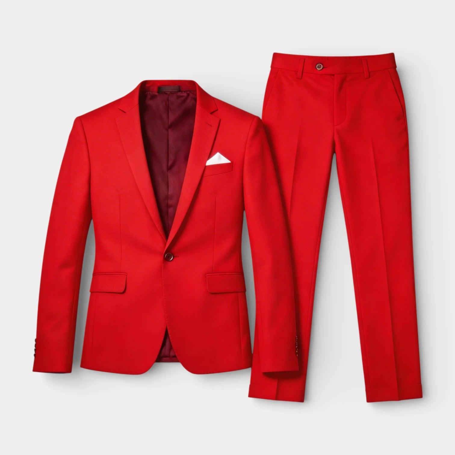 Vintares | Men’s Two Piece Suit Set Single Button Blazer and Tailored Trousers