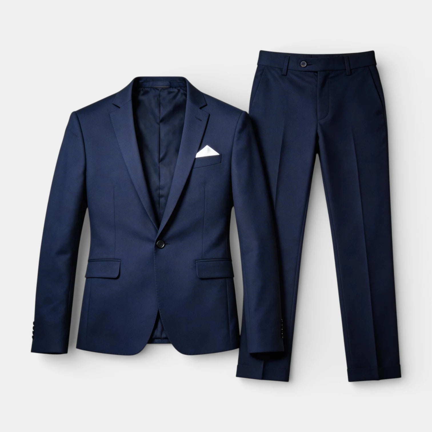Vintares | Men’s Two Piece Suit Set Single Button Blazer and Tailored Trousers