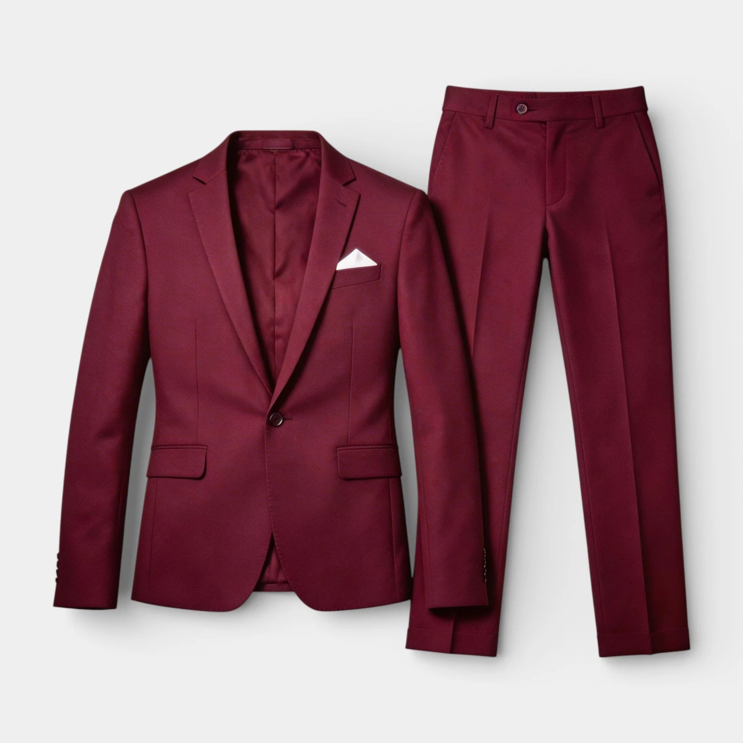 Vintares | Men’s Two Piece Suit Set Single Button Blazer and Tailored Trousers