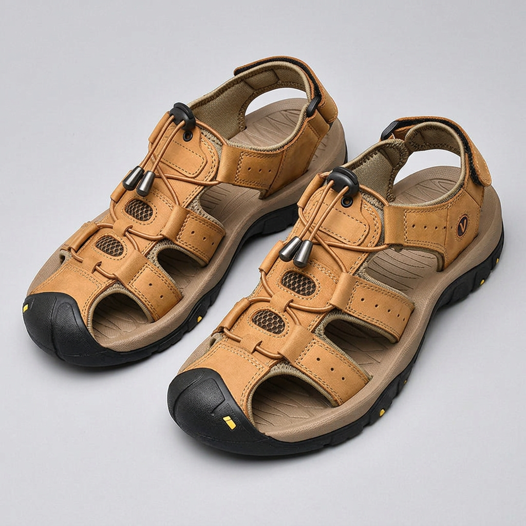 Orthopedic Sandals Arch Support Open Toe for Men