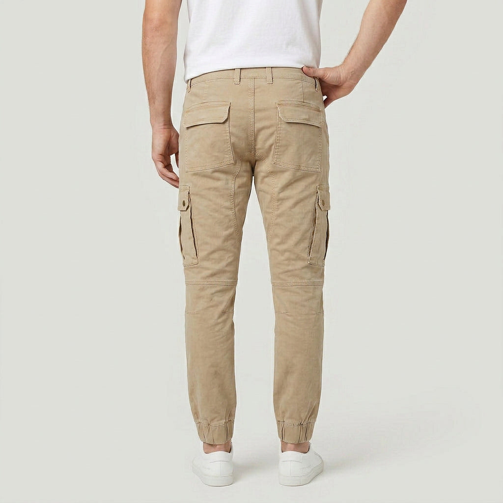 Cargo Trousers Multi-Pocket Relaxed Fit for Men