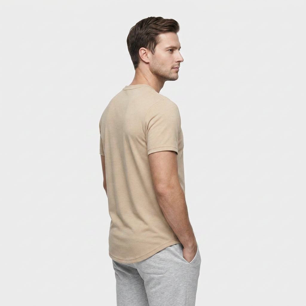 Casual T-Shirt Lightweight Breathable Short Sleeve for Men