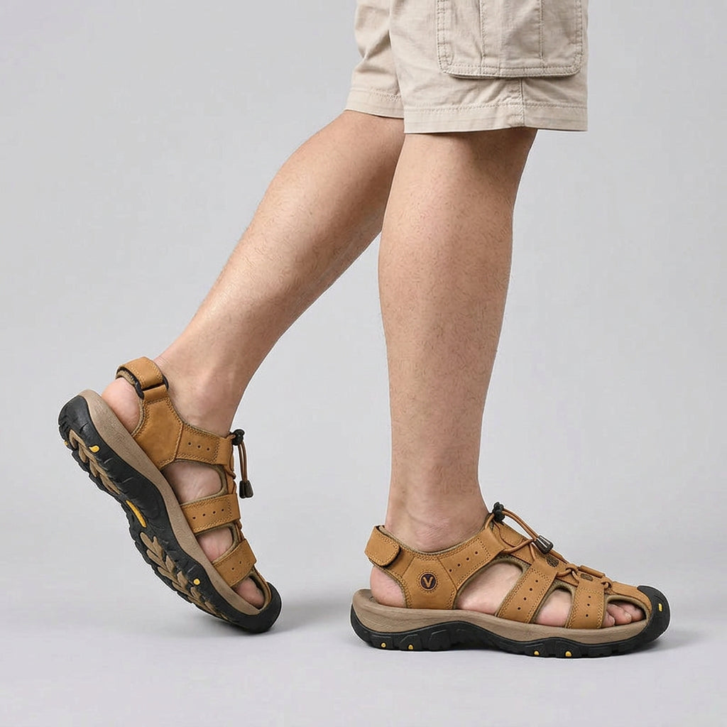 Orthopedic Sandals Arch Support Open Toe for Men